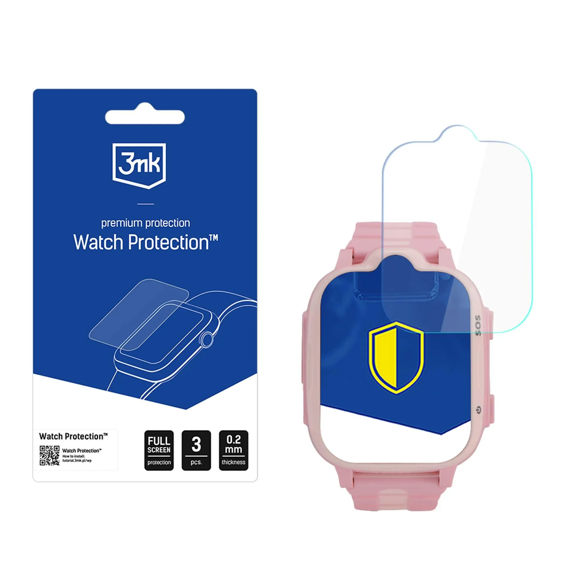 Folie de protecție pentru ecranul smartwatchului GARETT Kids eSIM 4G - Protecție 3mk Watch