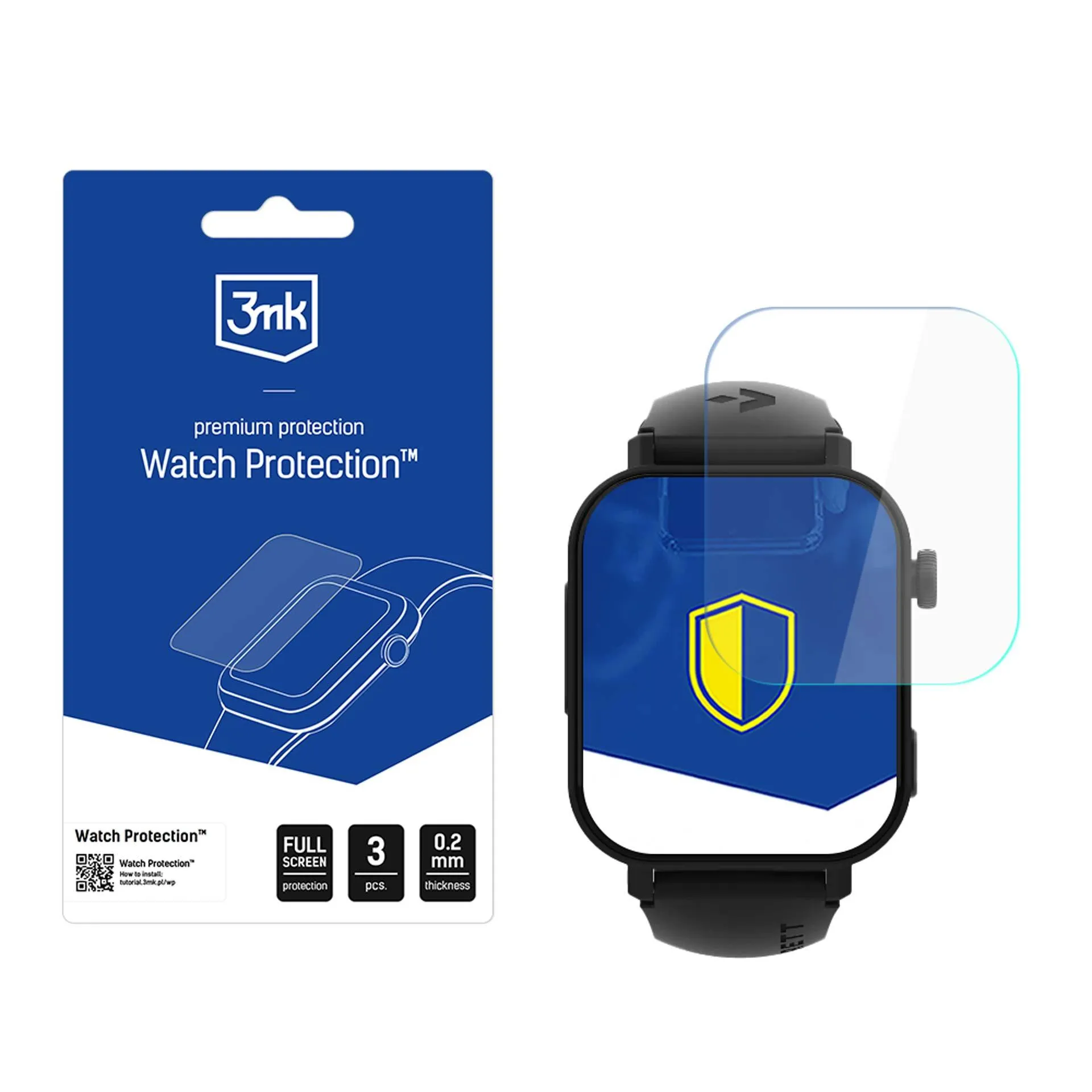Folie de protecție pentru ecranul smartwatchului GARETT Kids Vibe 4G - Protecție 3mk Watch