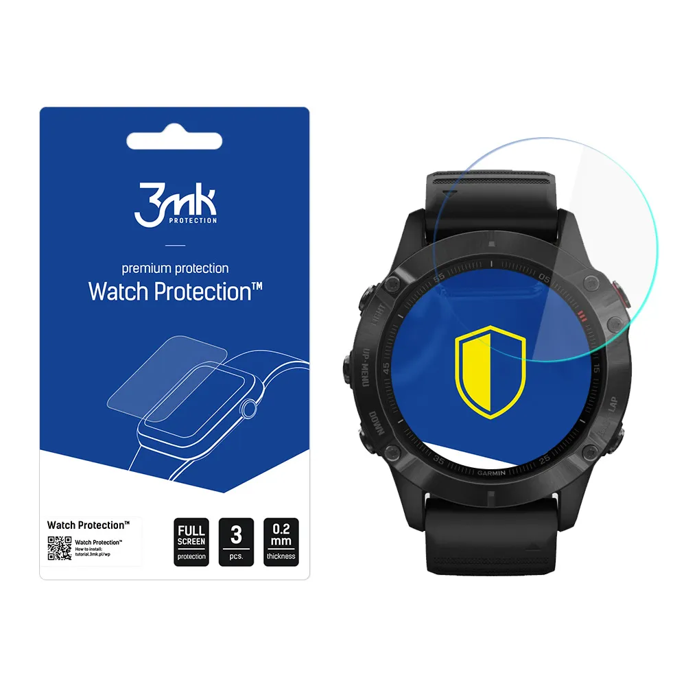 Protecție din sticlă pentru ecranul smartwatch Garmin Fenix 6 Pro - 3mk Watch Protection