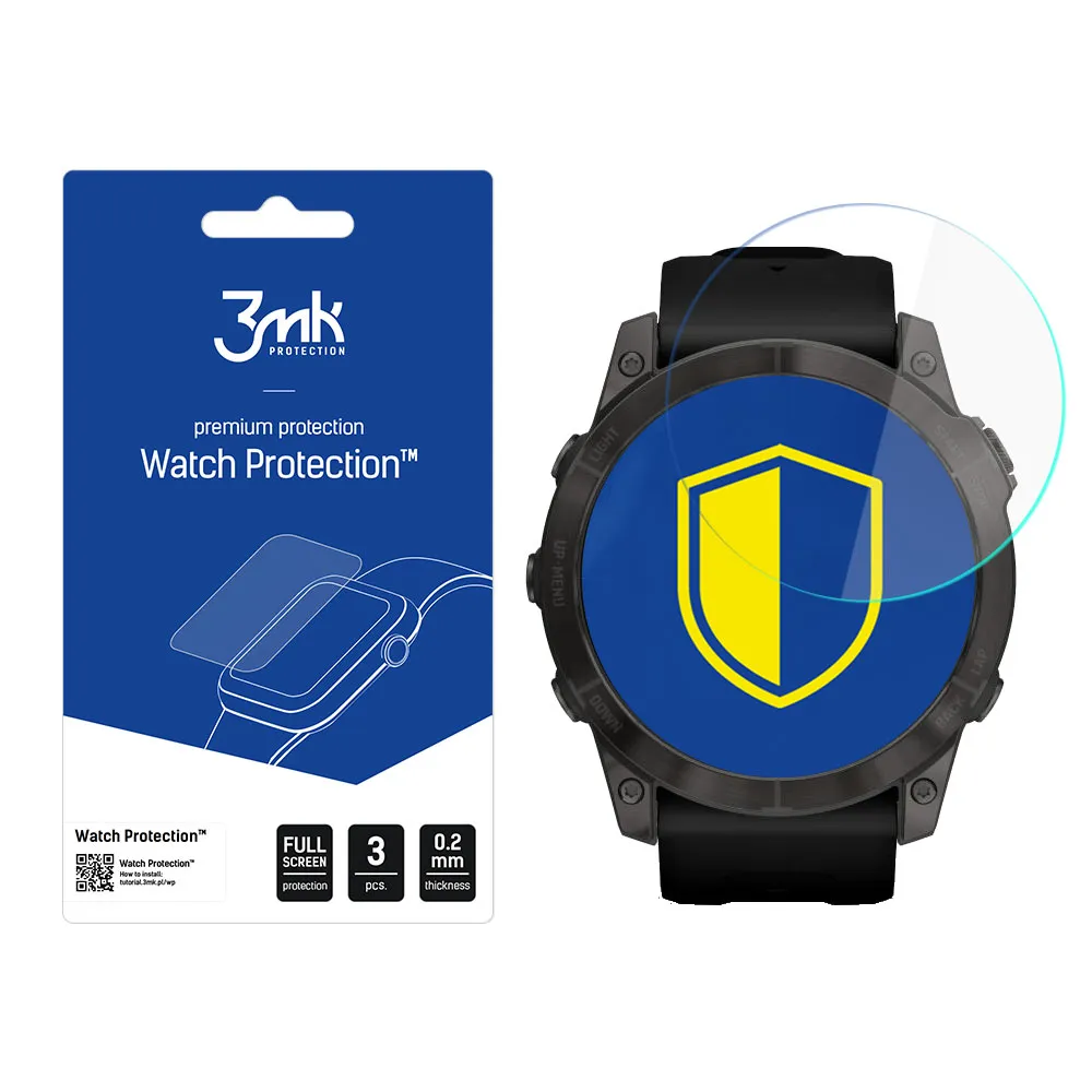 Protecție din sticlă pentru ecranul smartwatch Garmin Fenix 7 - 3mk Watch Protection