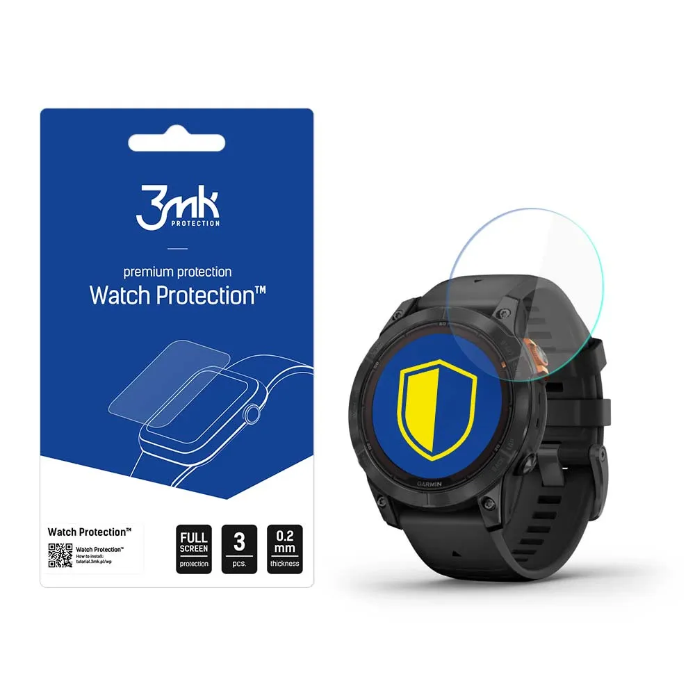 Protec?ie din sticlă pentru ecranul smartwatch Garmin Fenix 7 Pro Solar - 3mk Watch Protection