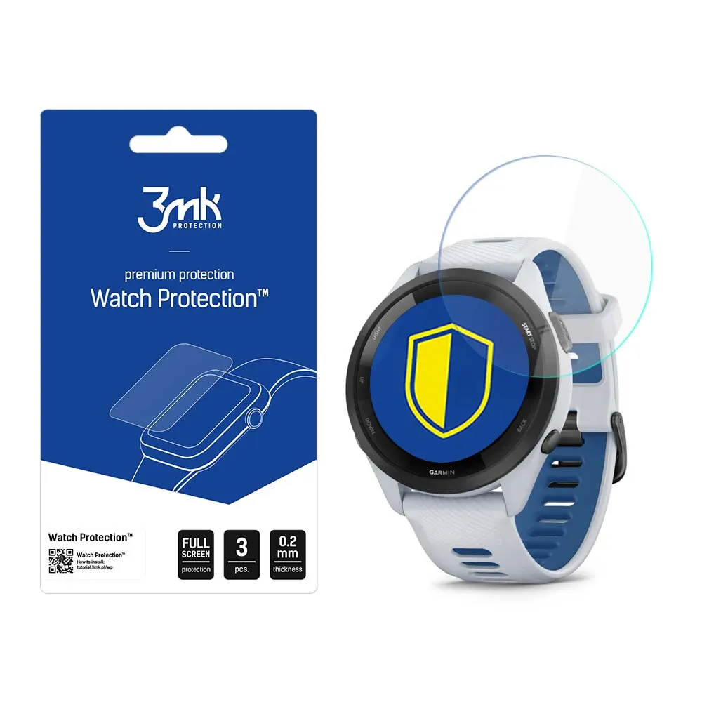 Folie de protecție pentru ecranul smartwatchului Garmin Forerunner 265S - Protecție 3mk Watch