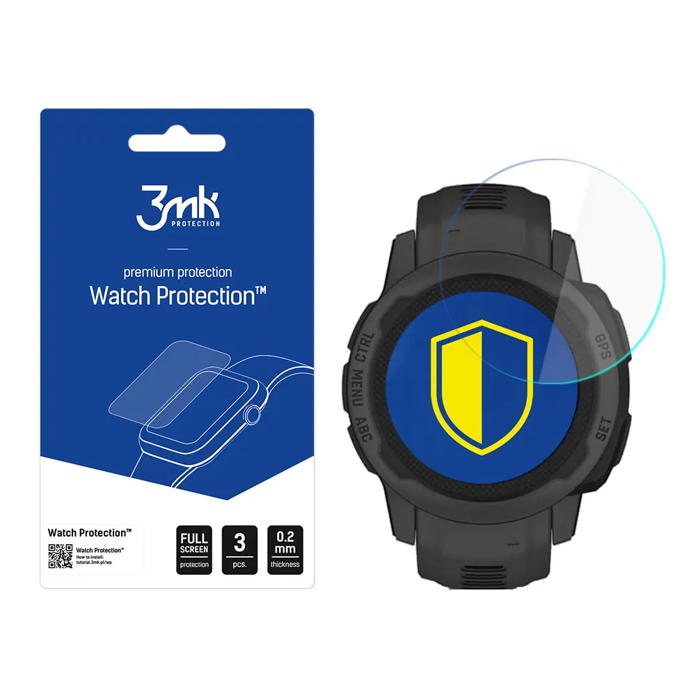 Protecție din sticlă pentru ecranul smartwatch Garmin Instinct 2s - 3mk Watch Protection