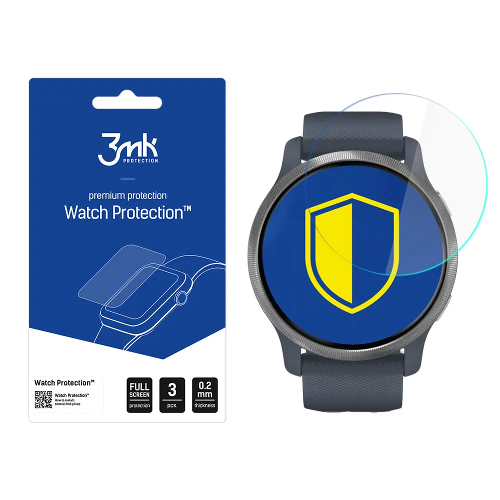 Folie de protecție pentru ecranul smartwatchului Garmin Venu 2 - Protecție 3mk Watch