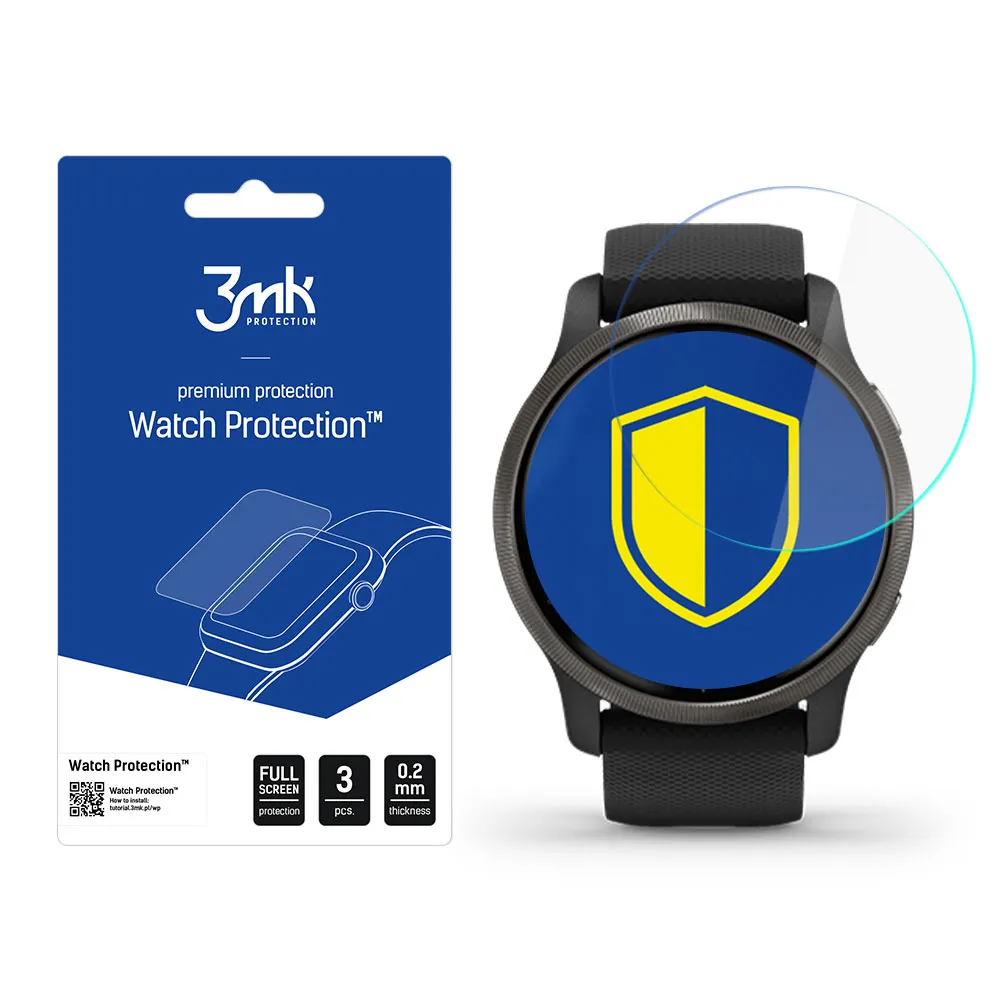 Folie de protecție pentru ecranul smartwatchului Garmin Venu 2 Plus - Protecție 3mk Watch