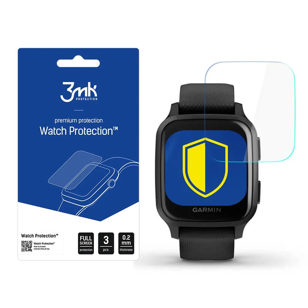 Folie de protecție pentru ecranul smartwatchului Garmin Venu SQ - Protecție 3mk Watch