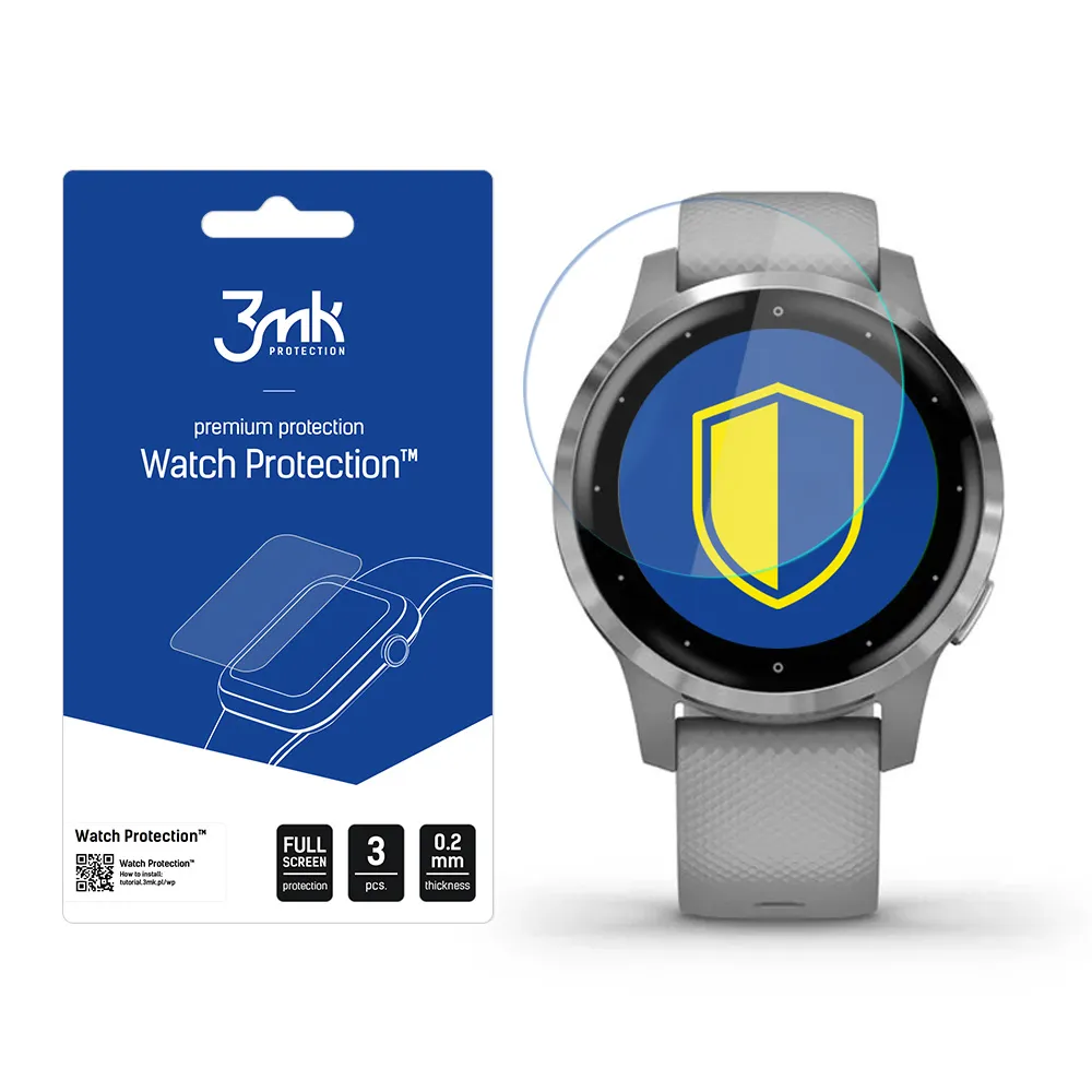 Folie de protecție pentru ecranul smartwatchului Garmin Vivoactive 4S - Protecție 3mk Watch