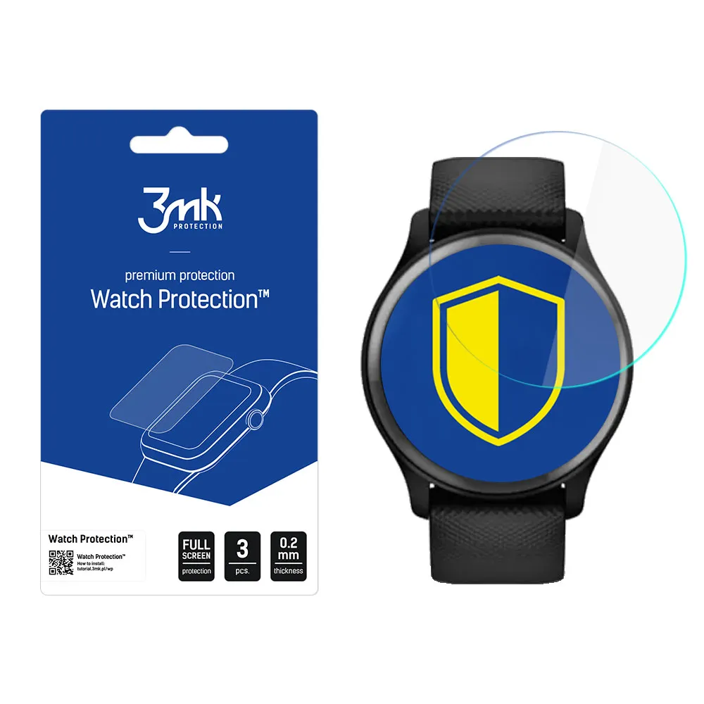 Folie de protecție pentru ecranul smartwatchului Garmin Vivomove Sport - Protecție 3mk Watch