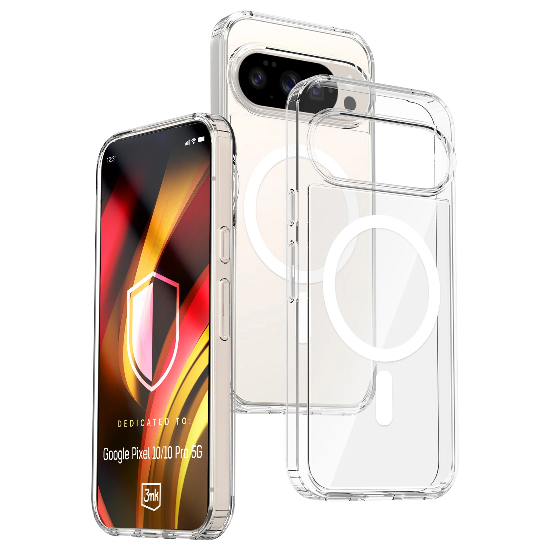 Husă rigidă pentru Google Pixel 10/ 10 Pro - 3mk HARDY® LiqForce MagCase™