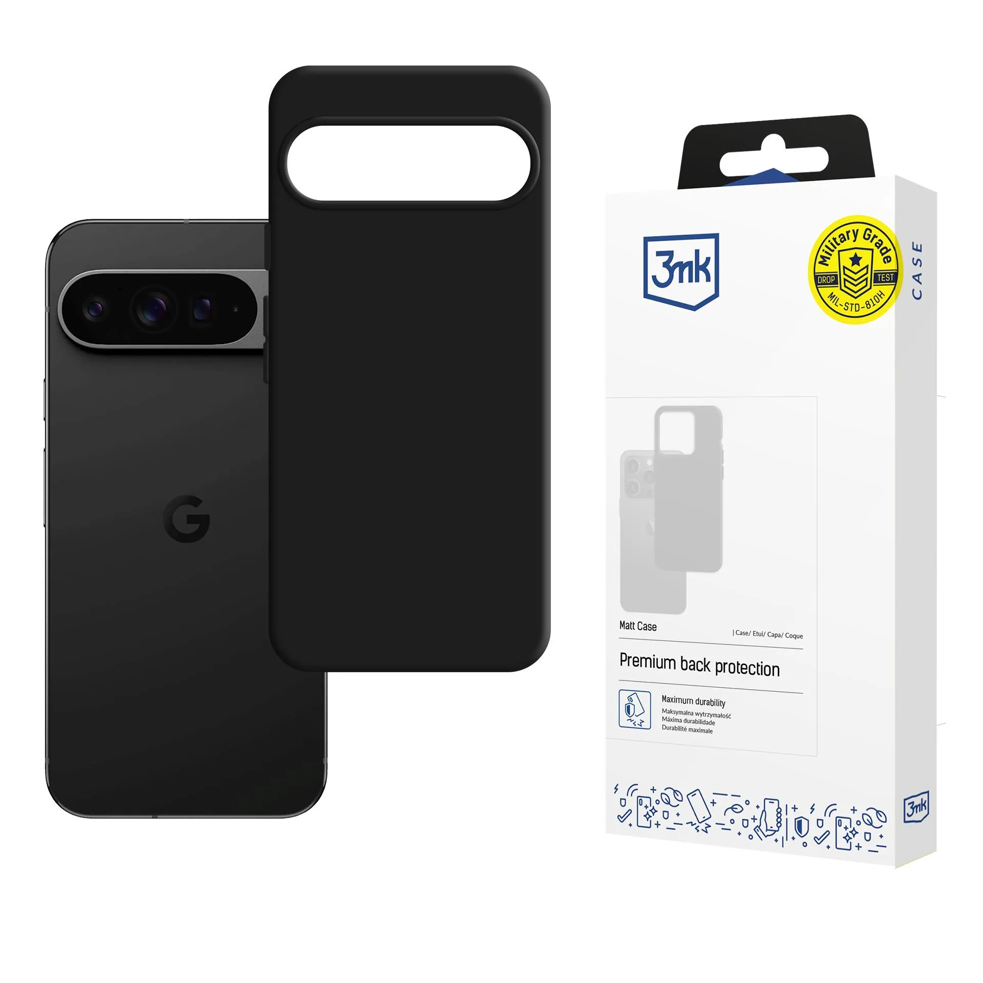 Carcasă pentru Google Pixel 10 Pro XL - 3mk Matt Case Negru