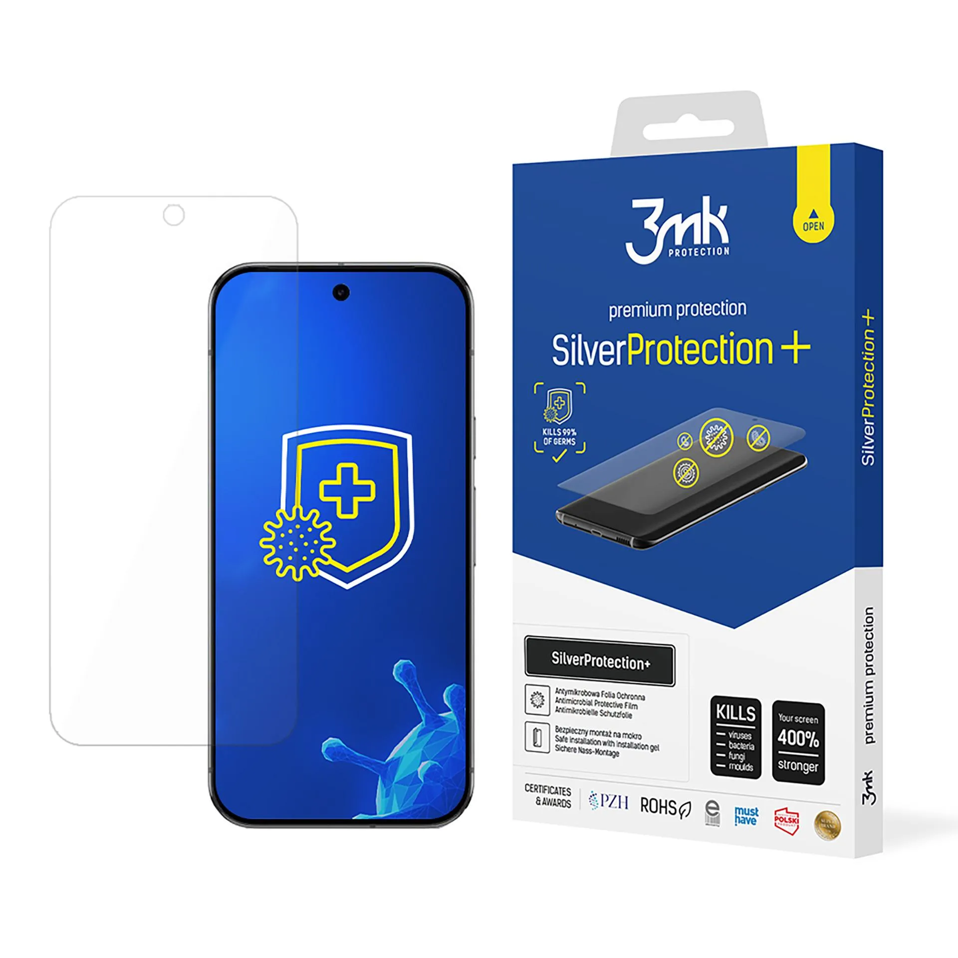 Folie de protecție antișoc pentru Google Pixel 9 Pro XL - 3mk SilverProtection+