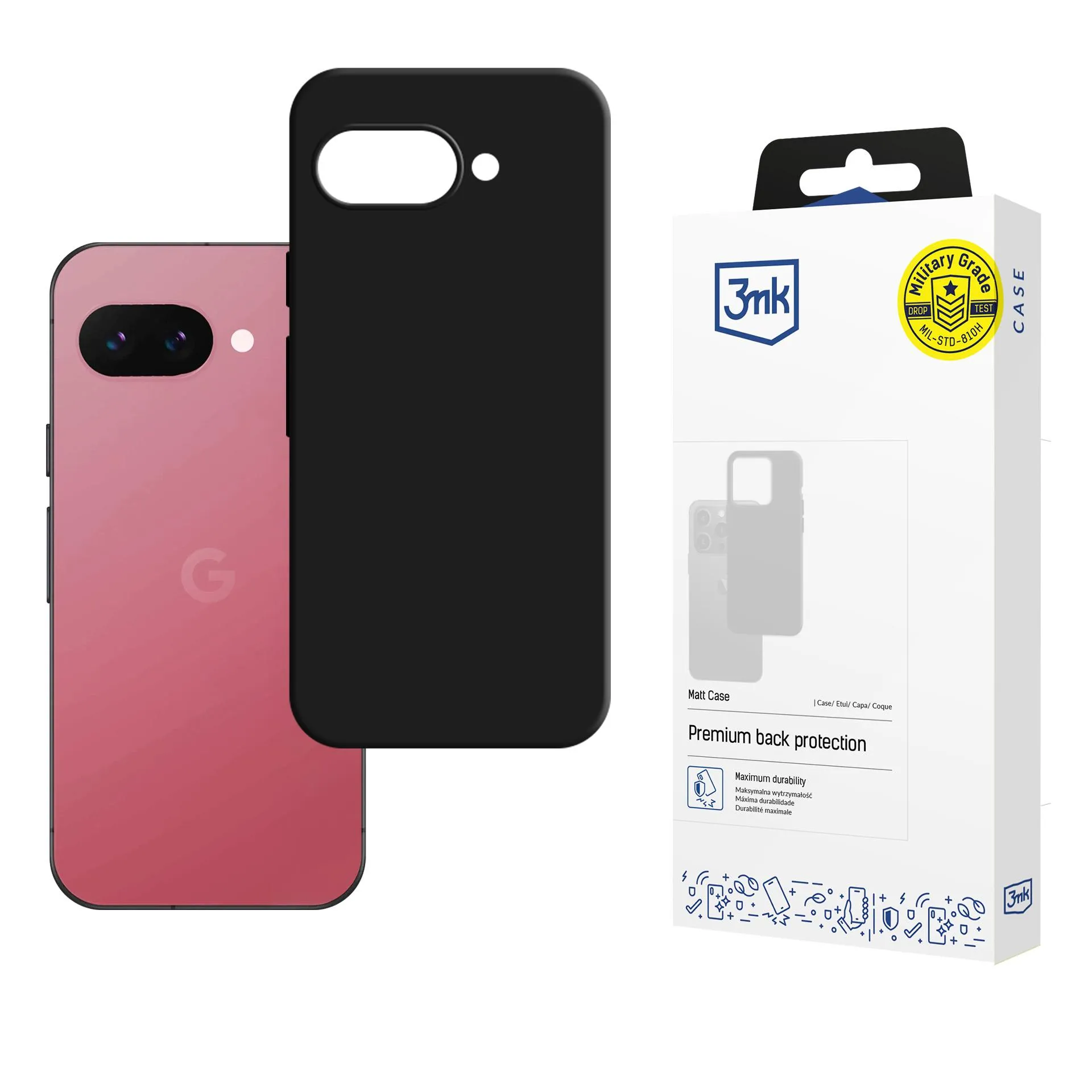 Carcasă pentru Google Pixel 9A - 3mk Matt Case Negru