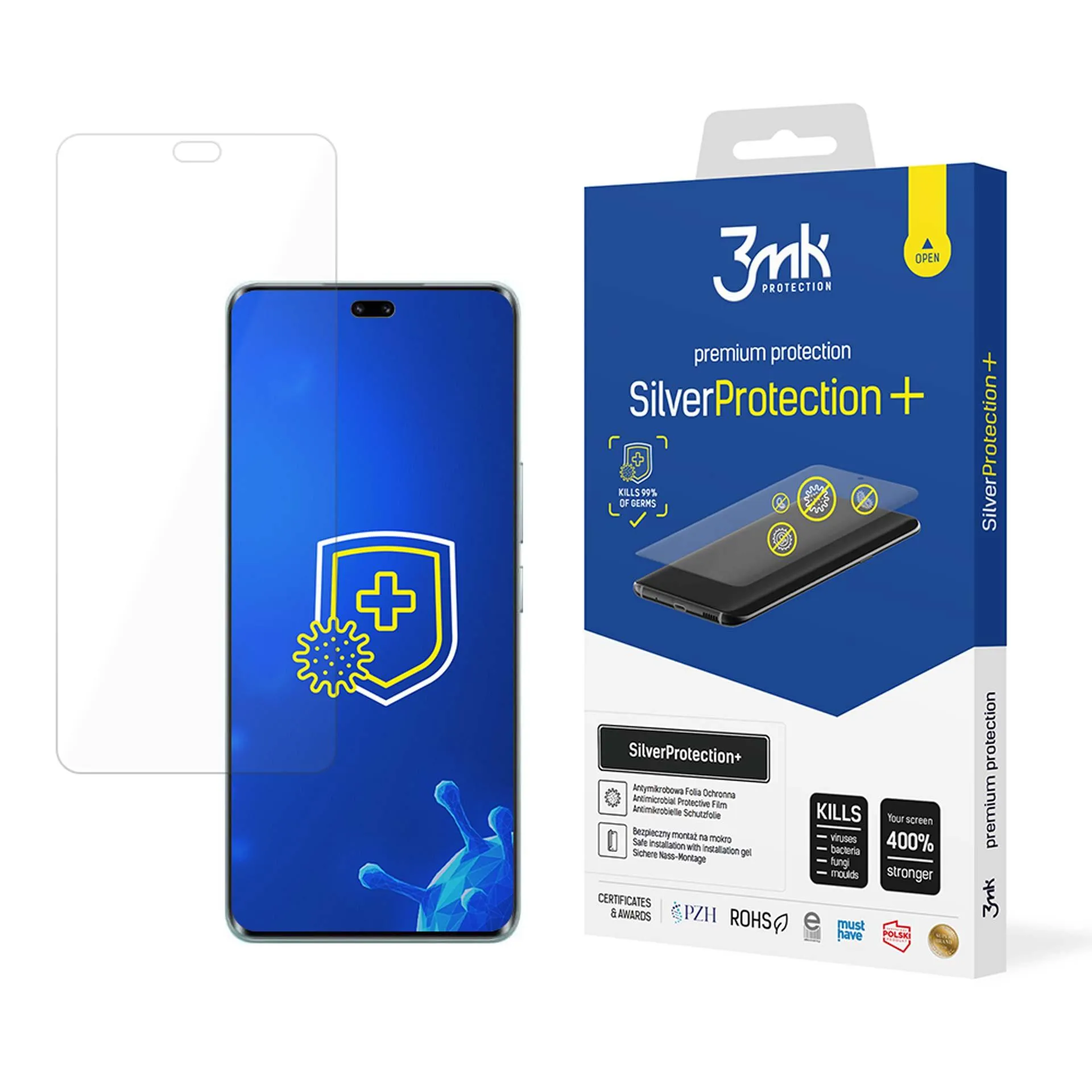 Folie de protecție antișoc pentru Honor 200 Pro - 3mk SilverProtection+