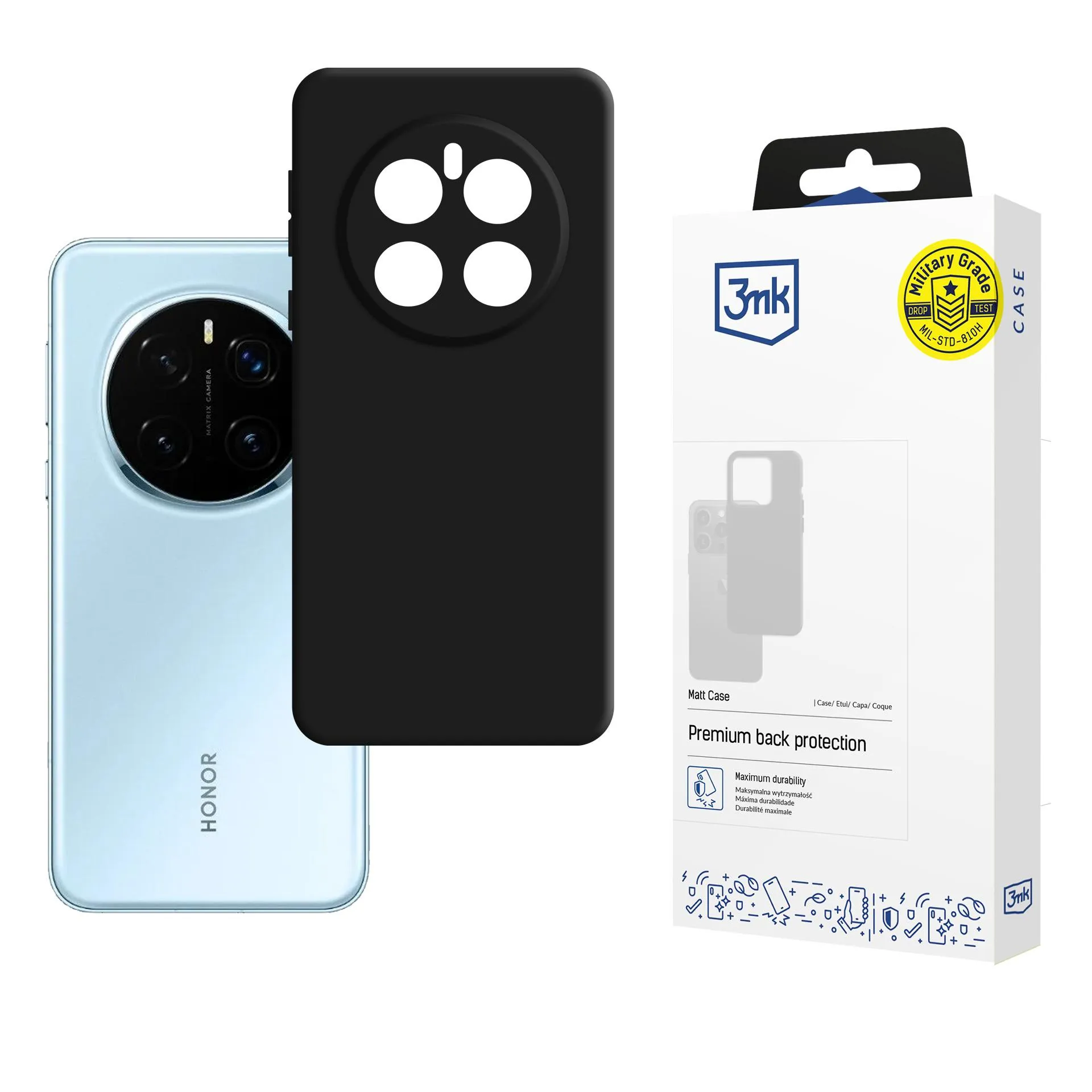 Carcasă pentru Honor Magic 7 - 3mk Matt Case Negru