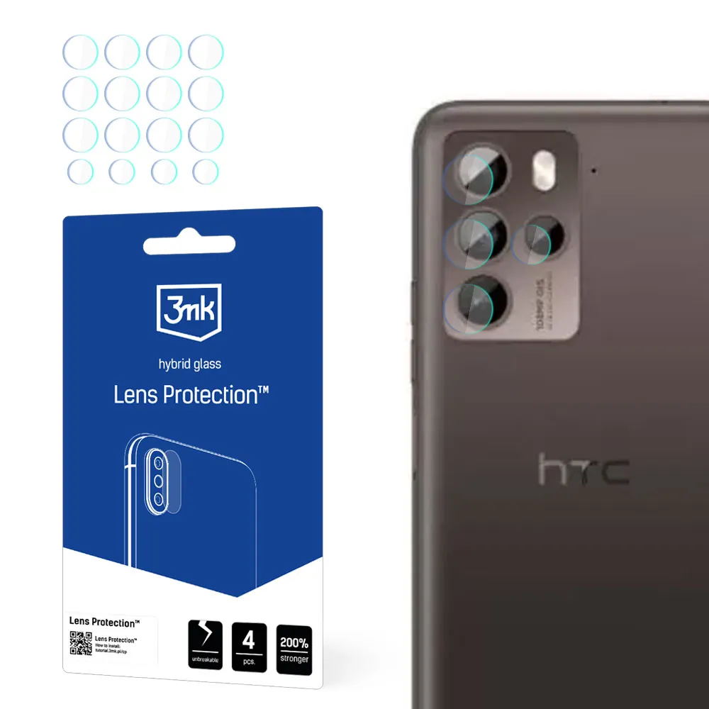 Sticlă pentru obiectivul aparatului foto pentru HTC U23 Pro - Protecția lentilelor 3mk