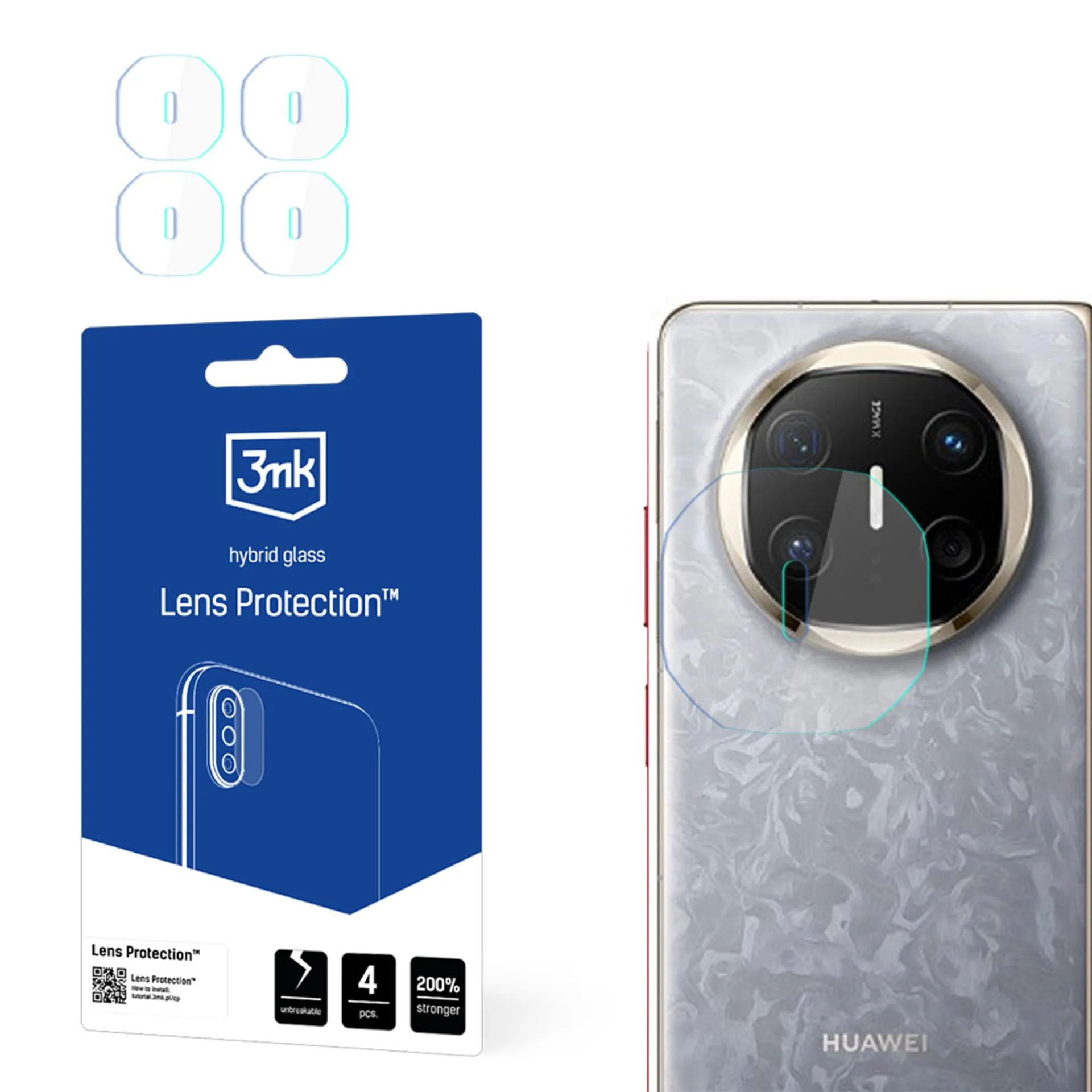 Sticlă pentru obiectivul aparatului foto pentru Huawei Mate X6 - Protecția lentilelor 3mk