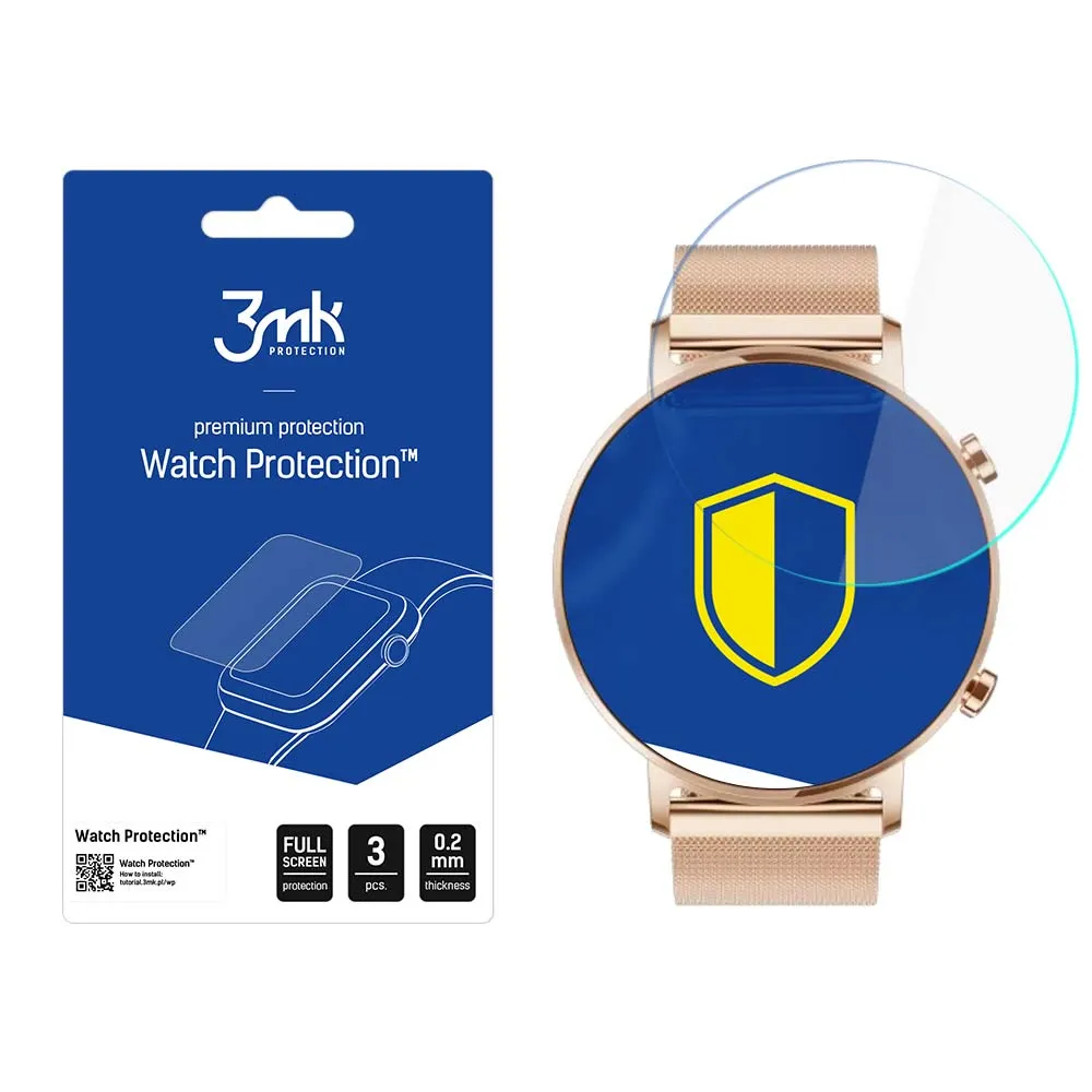 Folie de protecție pentru ecranul smartwatchului Huawei Watch GT 2 42mm - Protecție 3mk Watch
