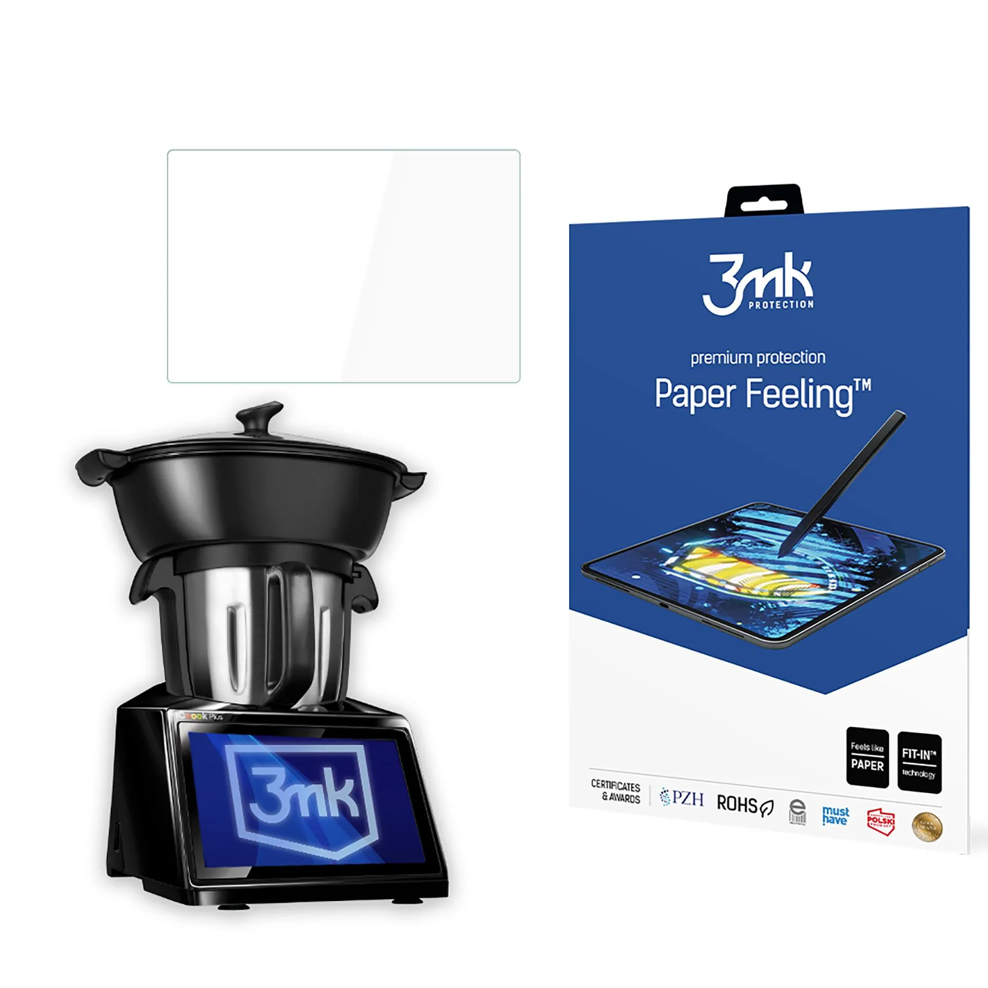 Folie de protecție pentru iCoook 3.0 MRK-48 - 3mk Paper Feeling (2 buc.)