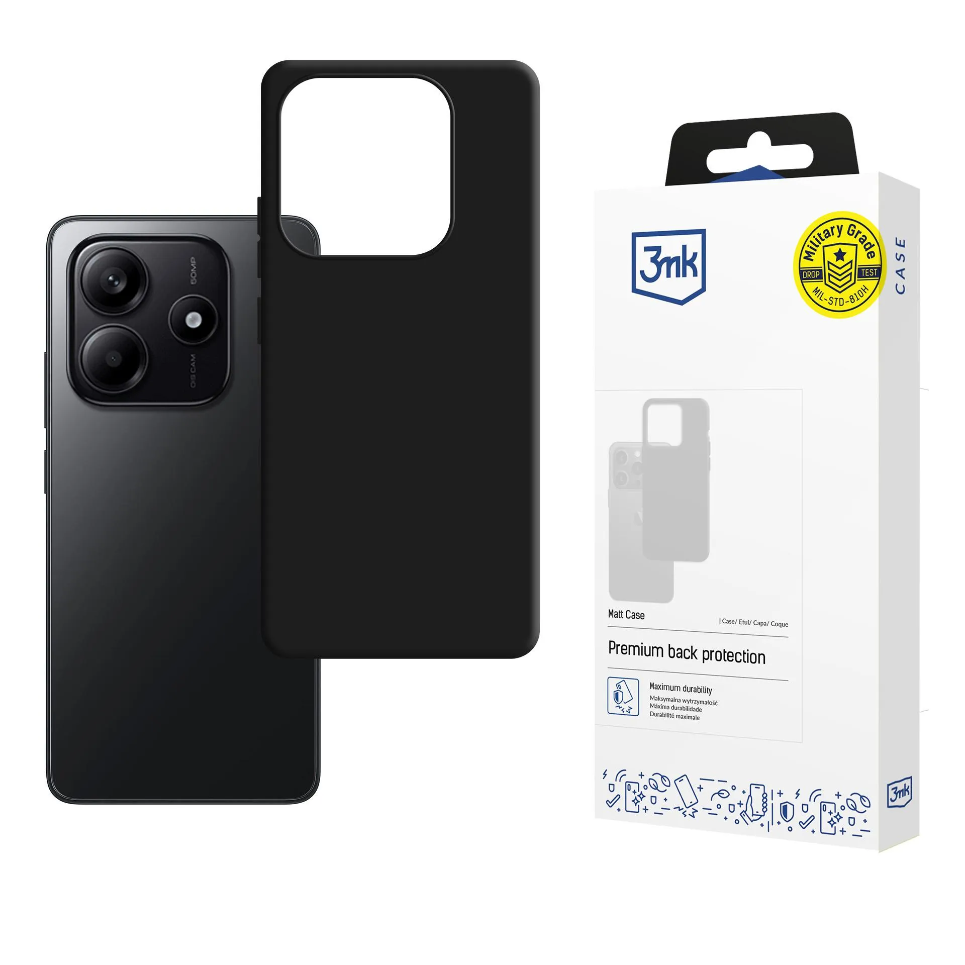 Carcasă pentru Infinix Smart 8 - 3mk Matt Case Negru