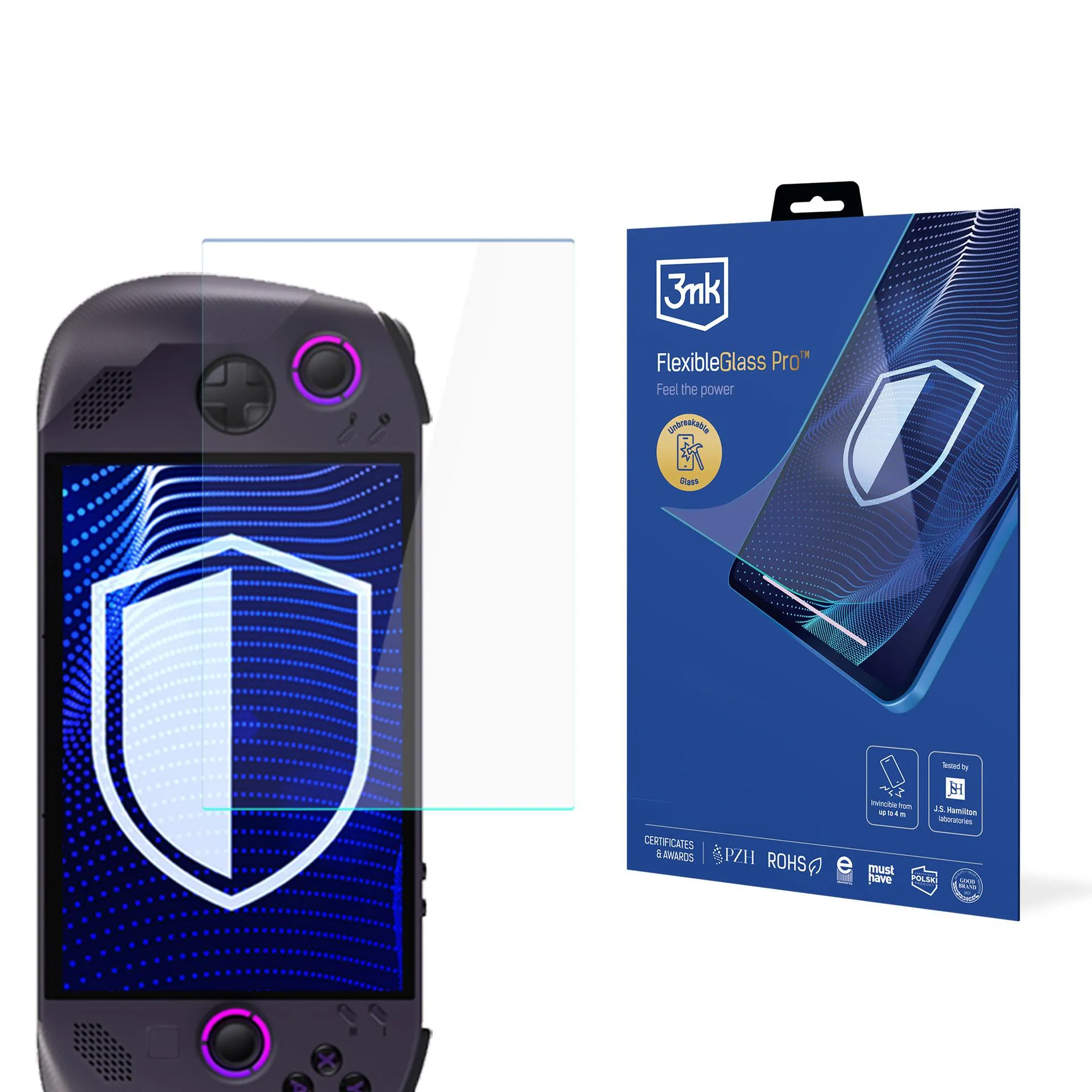 Sticlă nedistructibilă pentru Lenovo Legion Go S - 3mk FlexibleGlass Pro