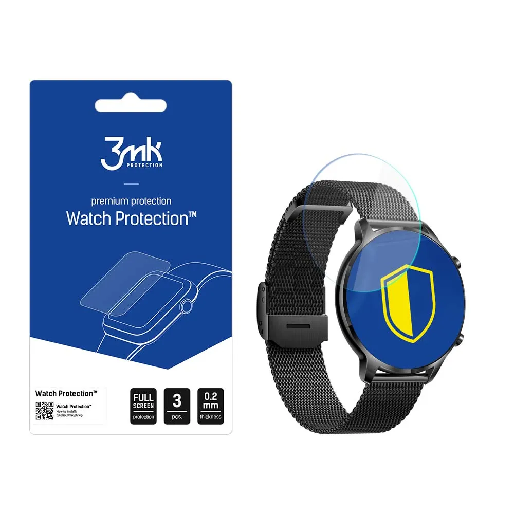 Folie de protecție pentru ecranul smartwatchului Manta Kelly SWU301 - Protecție 3mk Watch