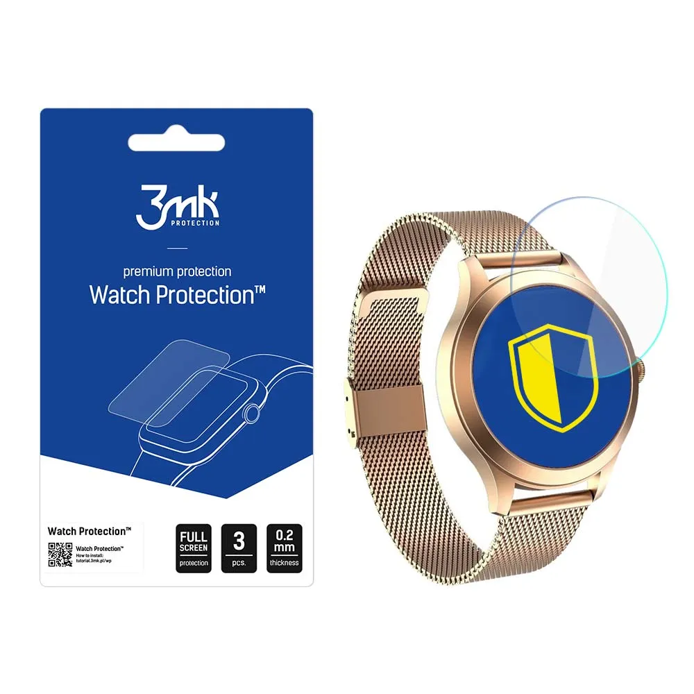 Folie de protecție pentru ecranul smartwatchului Maxcom FW42 - Protecție 3mk Watch