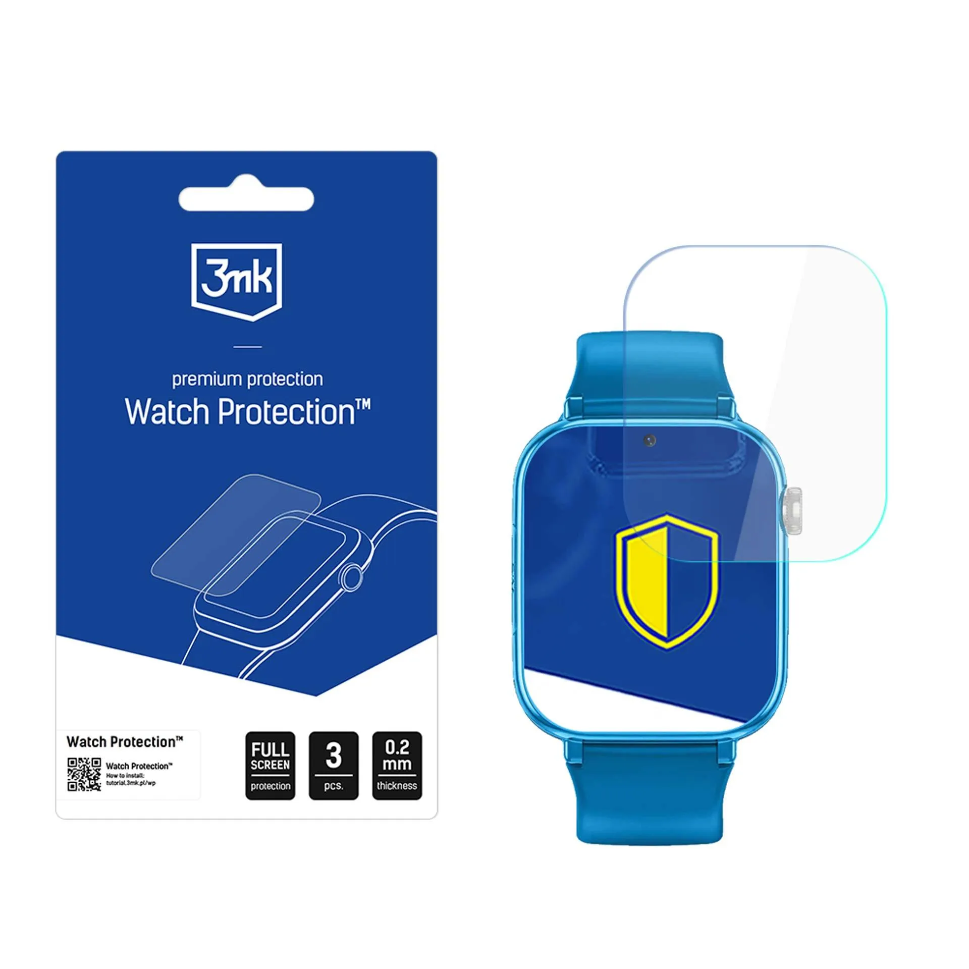 Folie de protecție pentru ecranul smartwatchului Maxcom FW59 - Protecție 3mk Watch