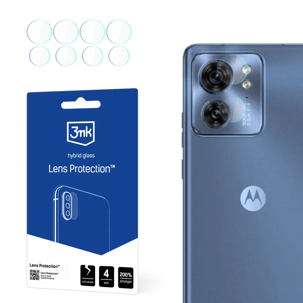 Sticlă pentru obiectivul aparatului foto pentru Motorola Edge 40 - Protecția lentilelor 3mk