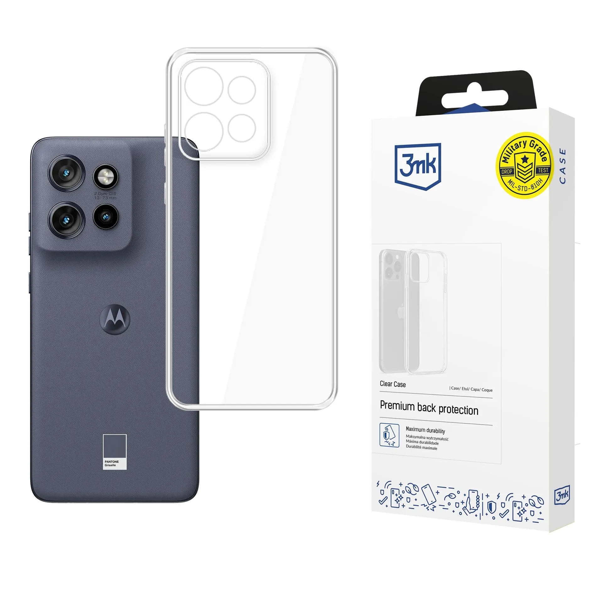 Husă pentru Motorola Edge 50 Neo - 3mk Clear Case