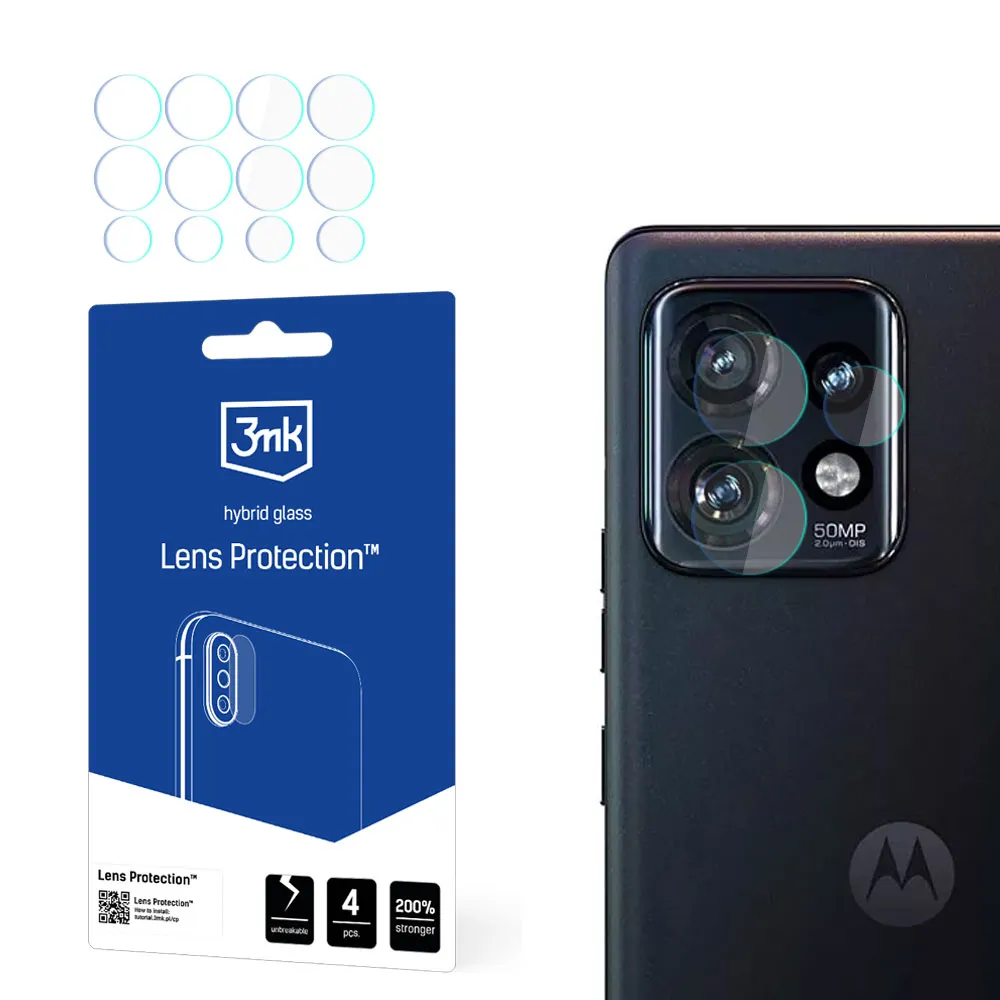 Sticlă pentru obiectivul aparatului foto pentru Motorola Edge 50 Pro - Protecția lentilelor 3mk
