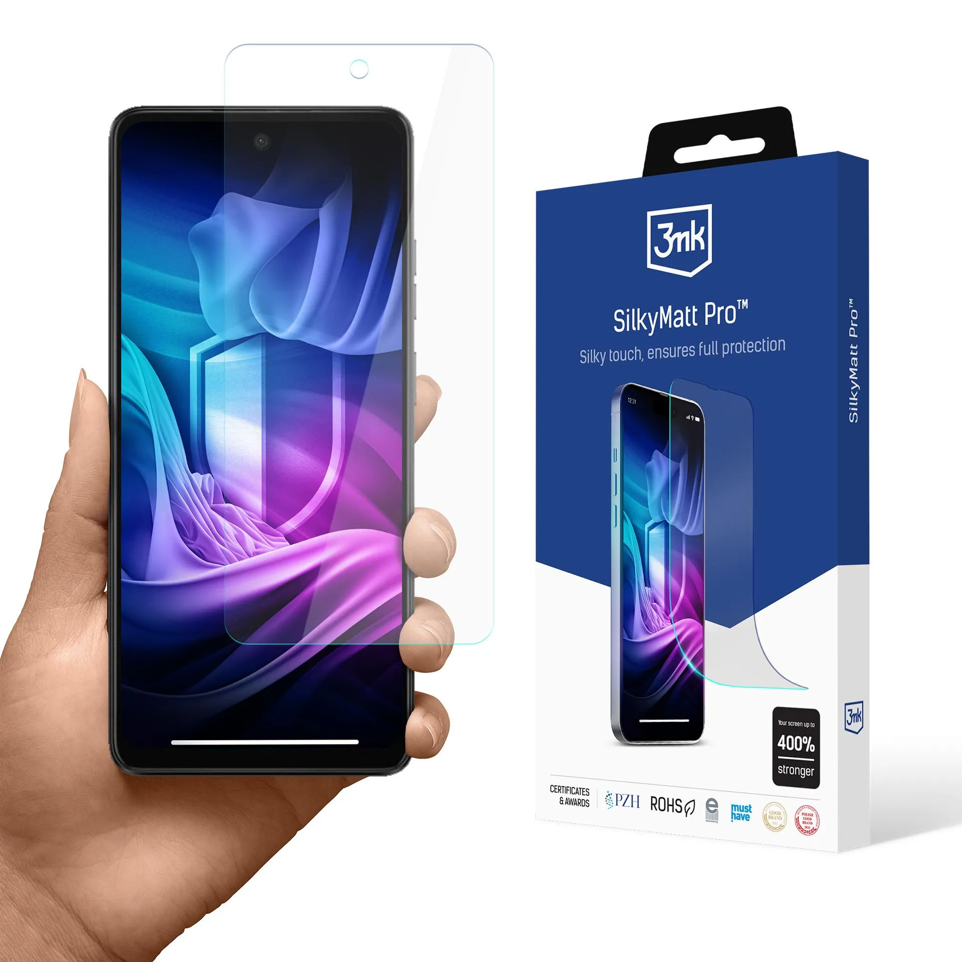 Folie mată pe Motorola Moto E14 - 3mk SilkyMatt Pro