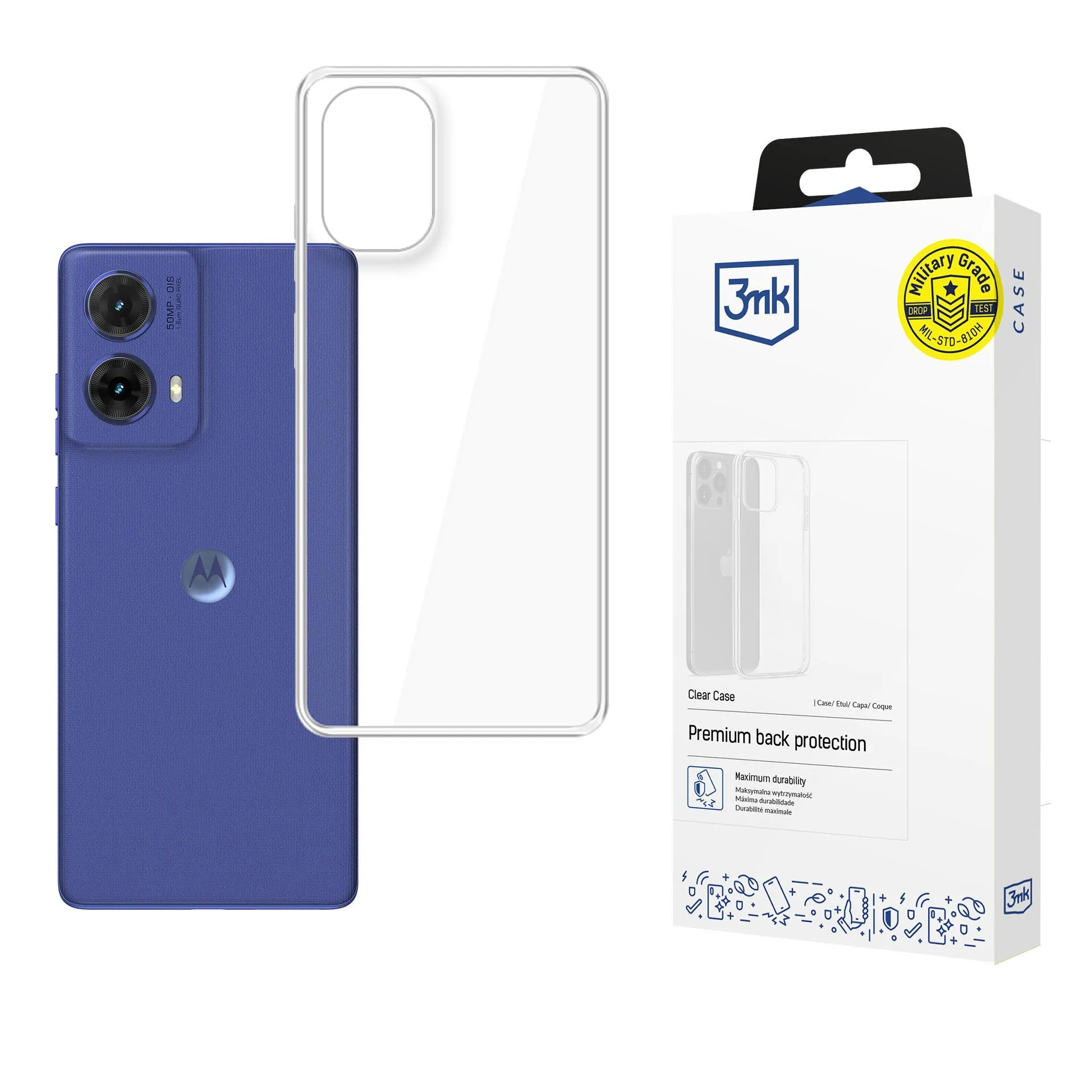 Husă pentru Motorola Moto G85 - 3mk Clear Case