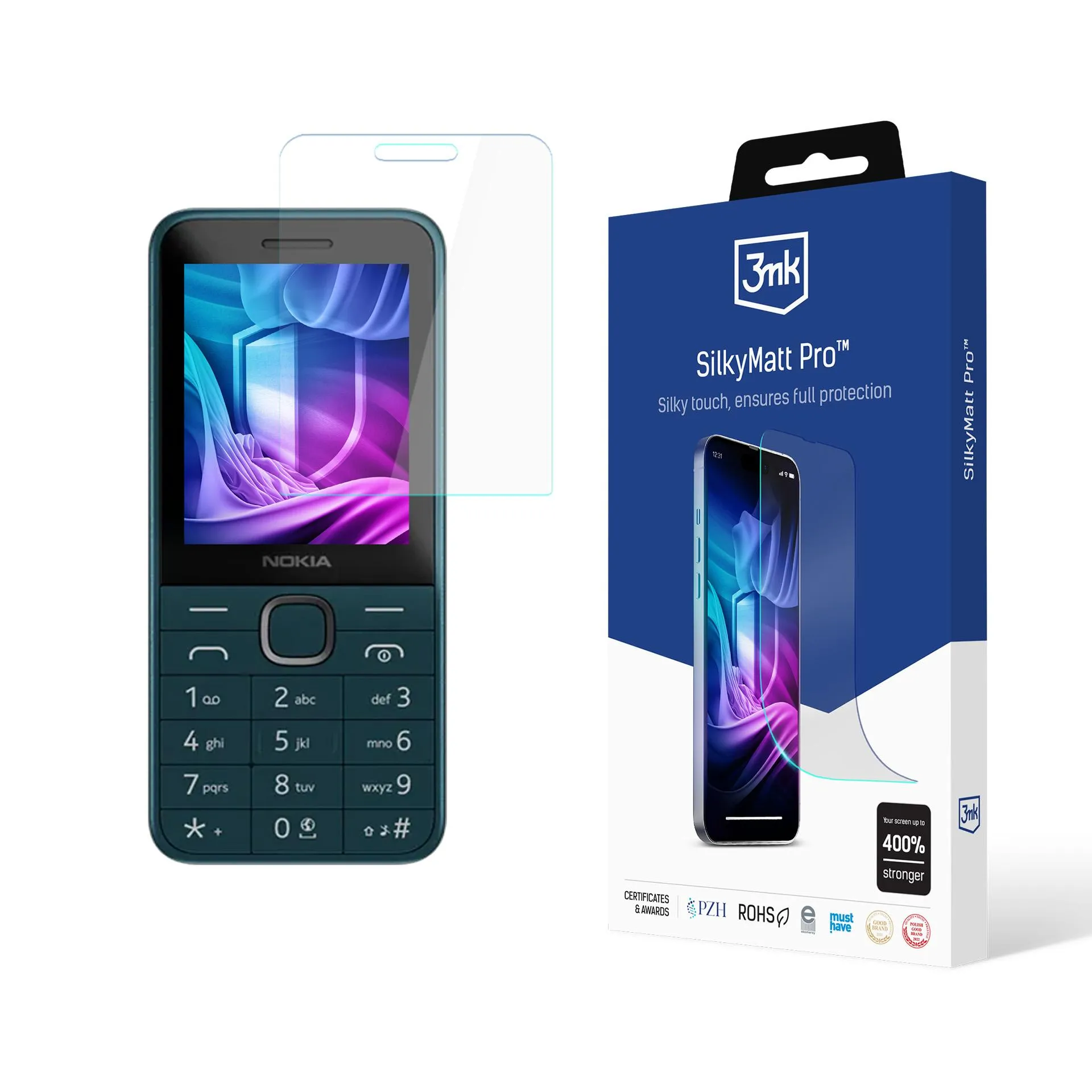 Folie mată pe Nokia 225 4G (2024) - 3mk SilkyMatt Pro