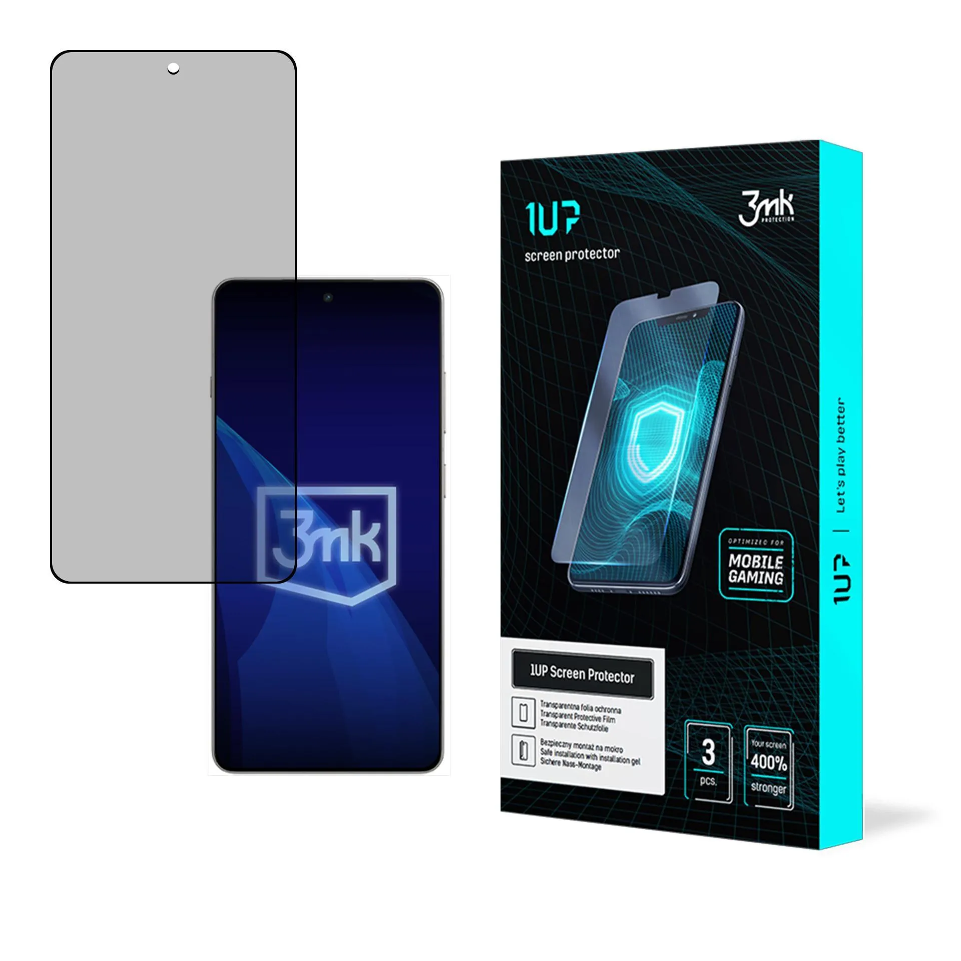 Protec?ie ecran pentru OnePlus 13R - 3mk 1UP screen protector (3 bucă?i)