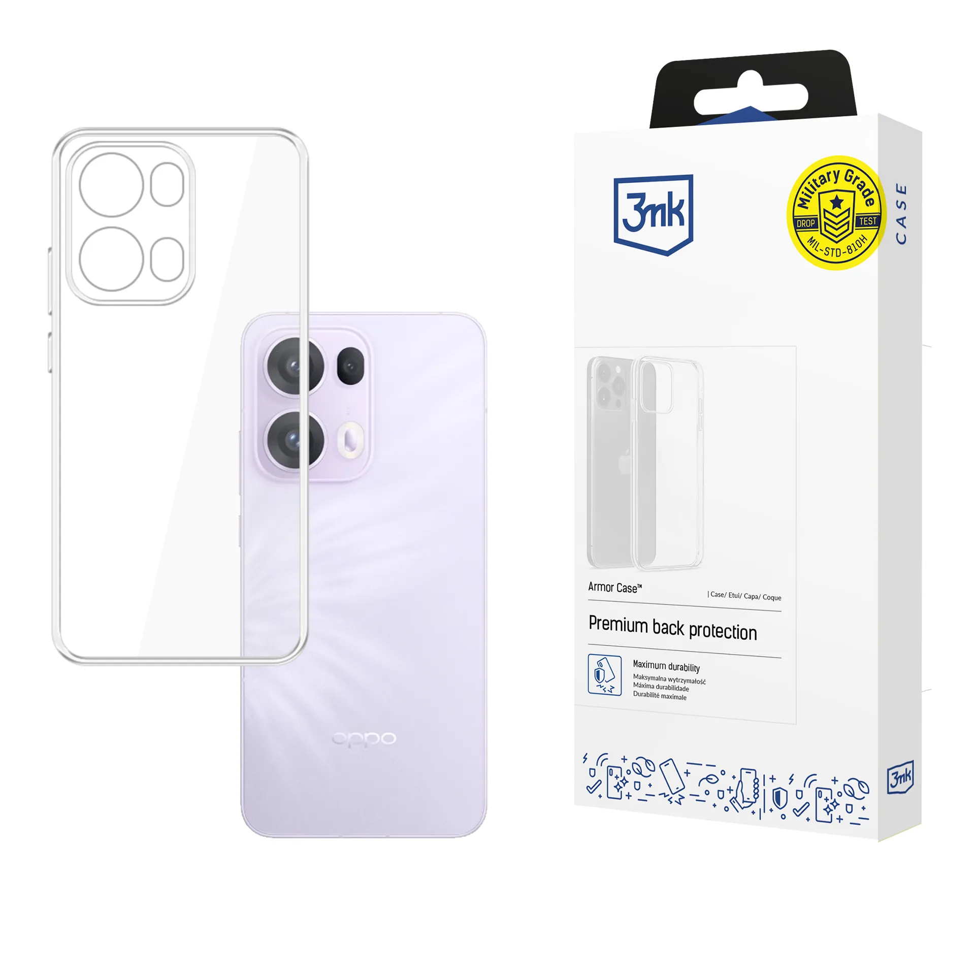 Husă pentru Oppo Reno 13 Pro - 3mk Clear Case