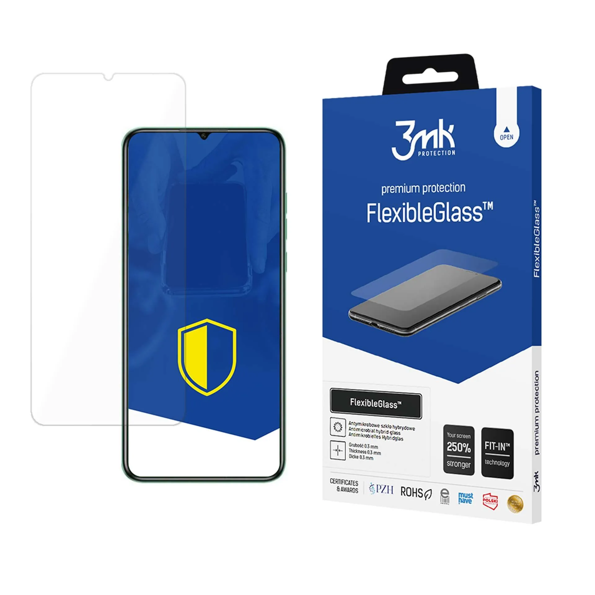 Sticlă hibrid rezistentă la rupere pe Oukitel C53 - 3mk FlexibleGlass™