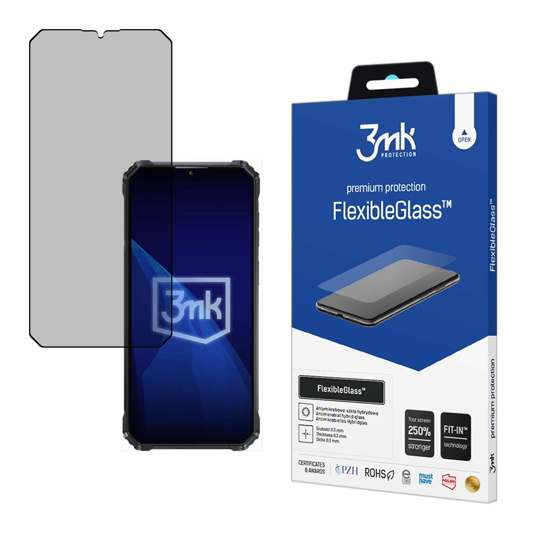 Sticlă hibridă antiefrac?ie pentru Oukitel WP36 Pro - 3mk FlexibleGlass™