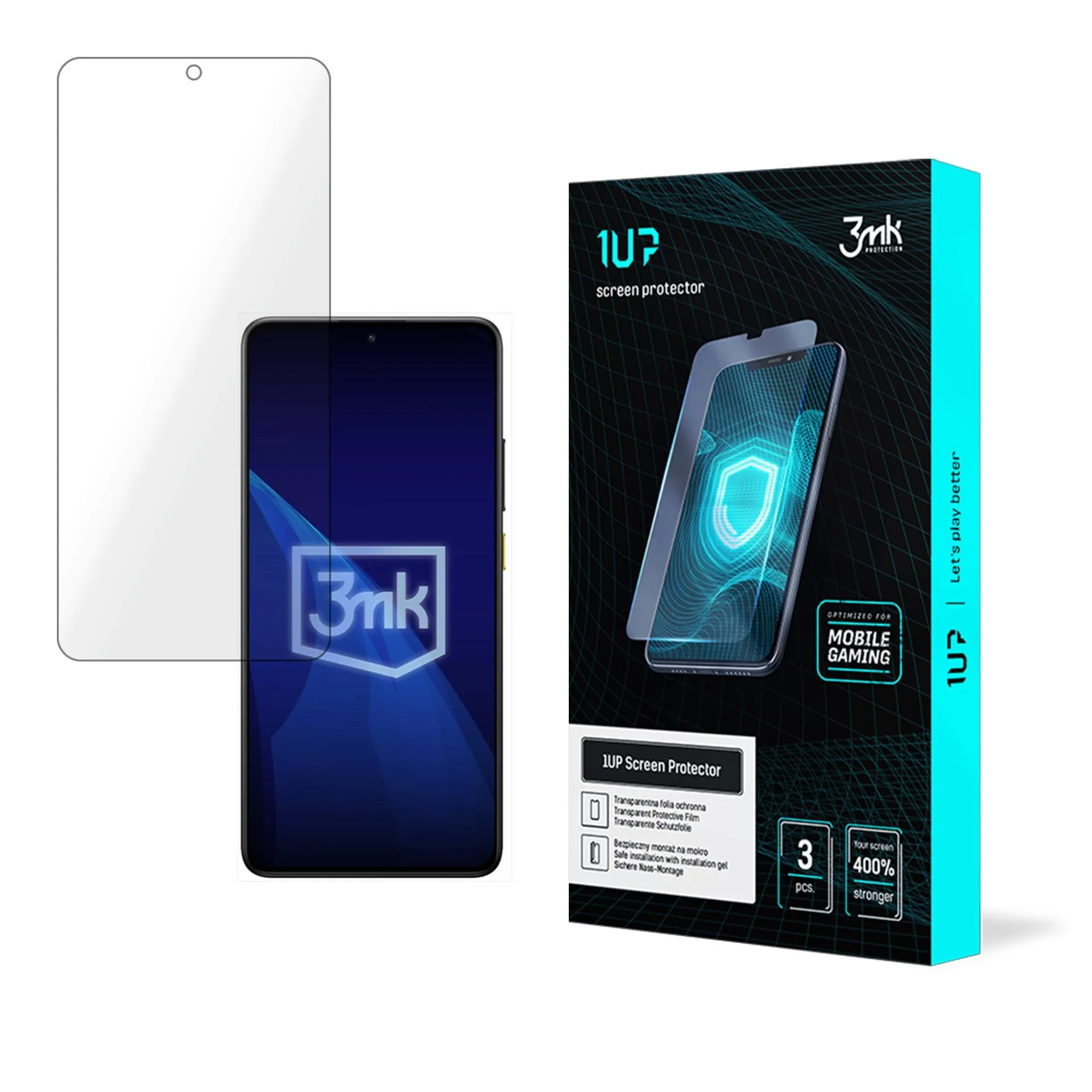 Protec?ie ecran pentru POCO X7 Pro - 3mk 1UP screen protector (3 bucă?i)