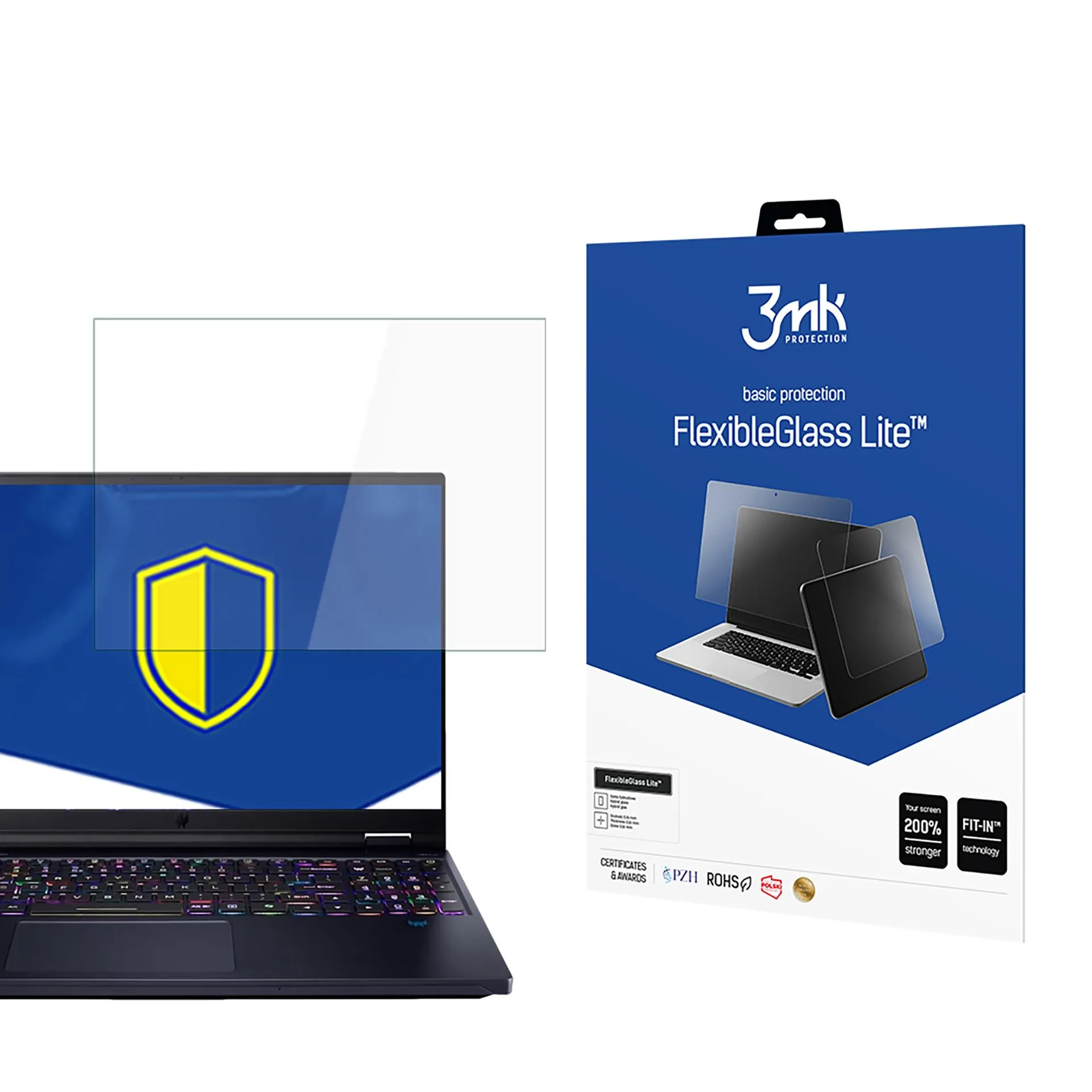 Sticlă hibridă anti-crăpare pentru PREDATOR Helios PH16-72-983T - 3mk FlexibleGlass Lite