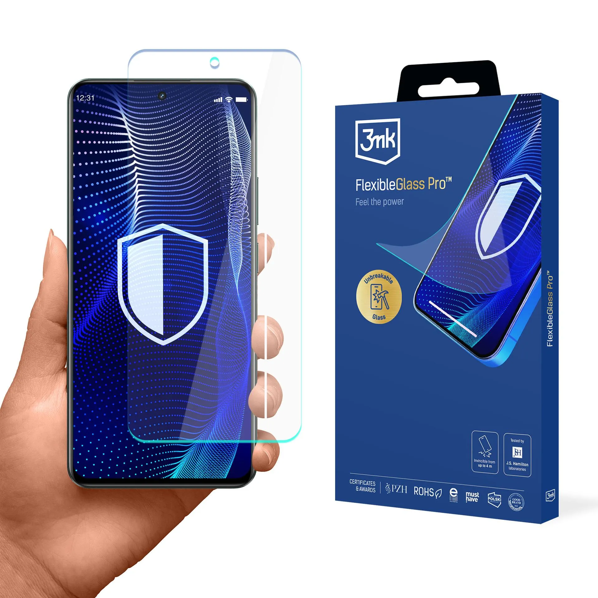 Sticlă rezistentă la spargere pentru Realme 12 4G - 3mk FlexibleGlass Pro
