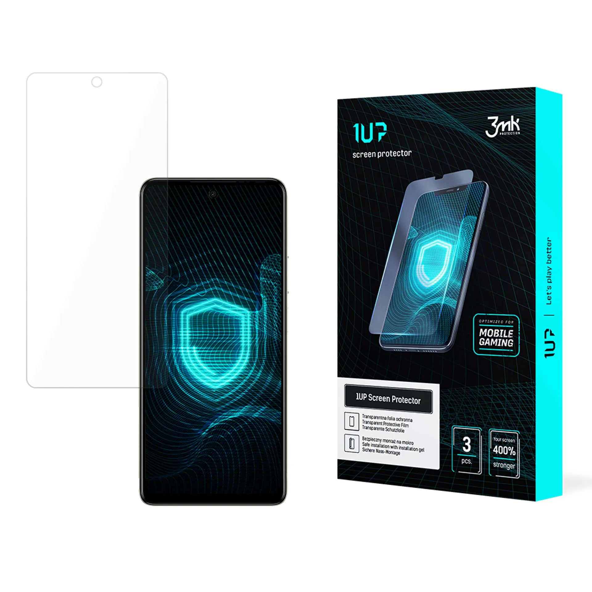 Folie de protec?ie pentru Realme 12 Pro/12 Pro+ - protector de ecran 3mk 1UP (3 bucă?i)