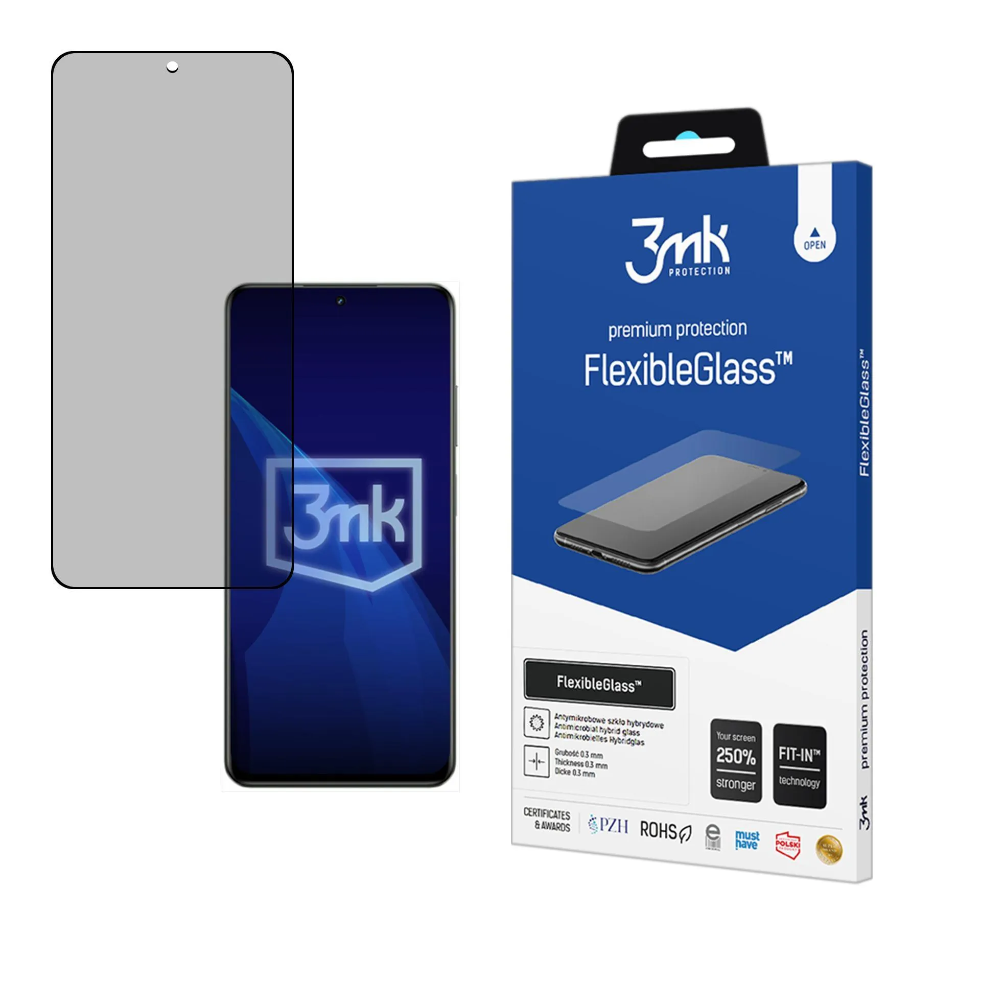Sticlă hibridă antiefrac?ie pentru Realme 12x 5G - 3mk FlexibleGlass™