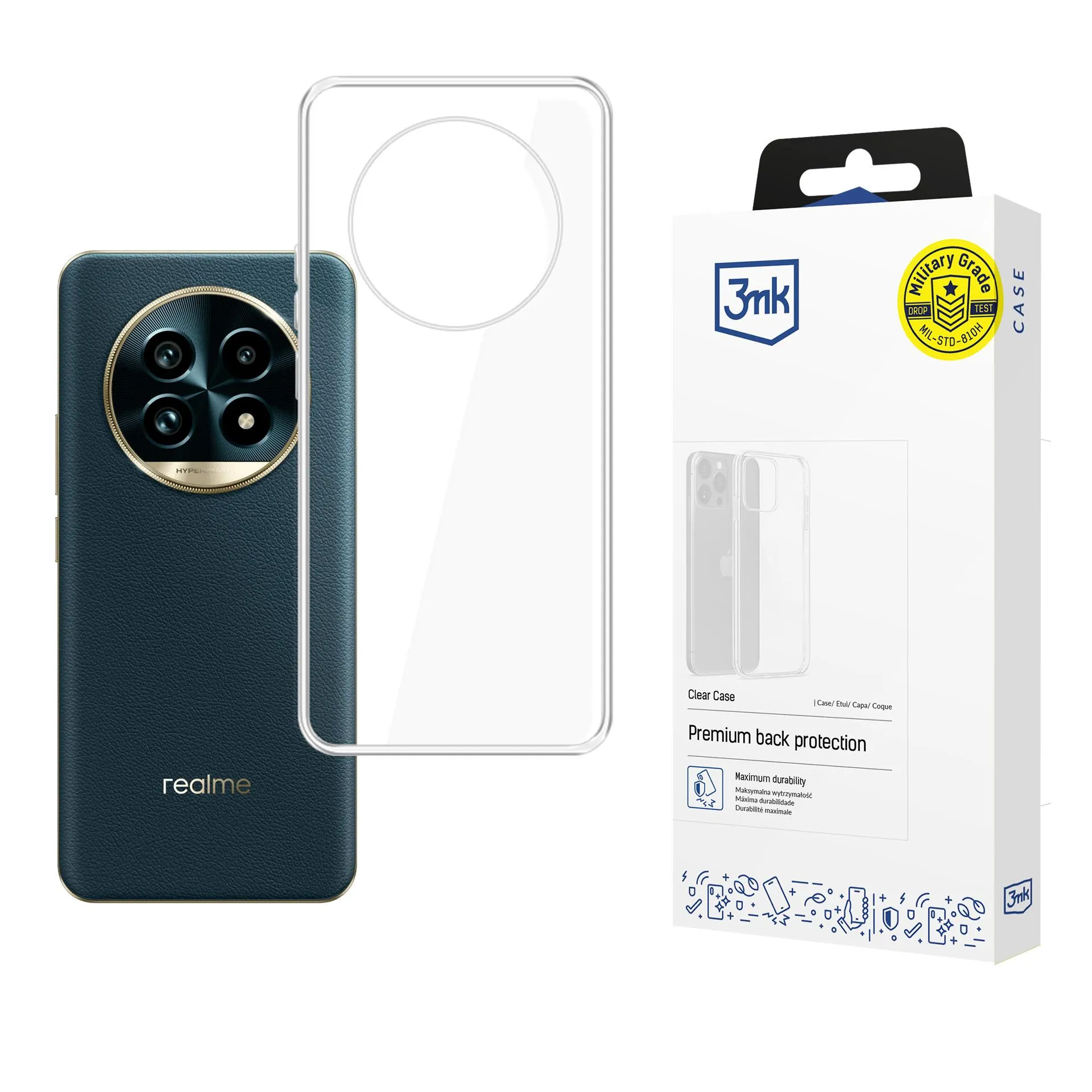 Husă pentru Realme 13 Pro+ 5G / Realme 13 Pro 5G - 3mk Clear Case