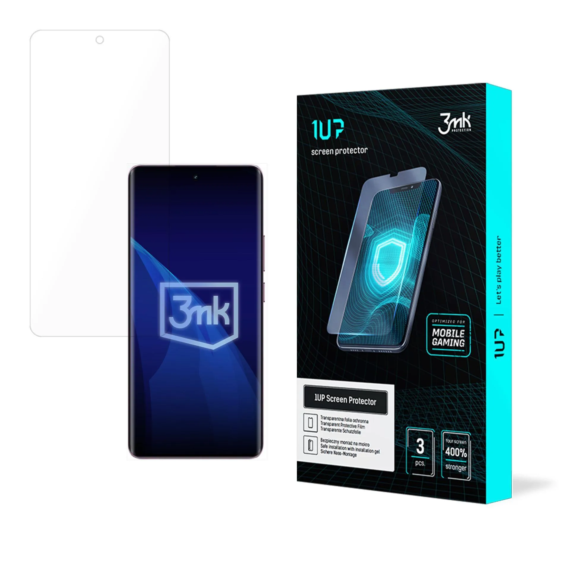 Protec?ie ecran pentru Realme 14 Pro - 3mk 1UP screen protector (3 bucă?i)