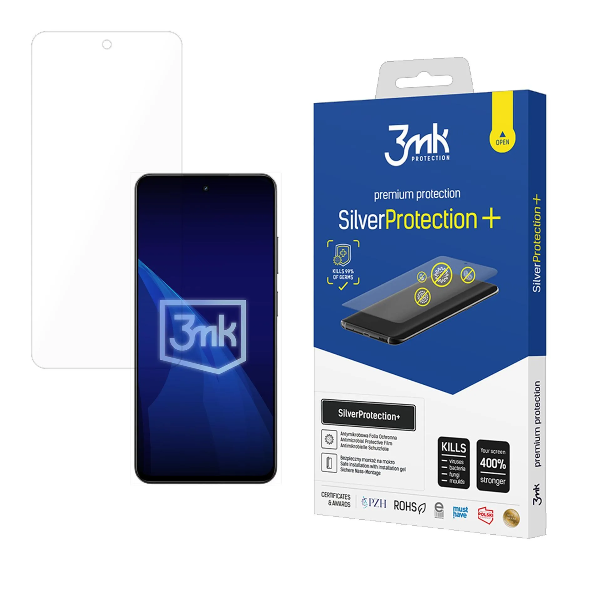 Folie de protecție antișoc pentru Realme 14x - 3mk SilverProtection+