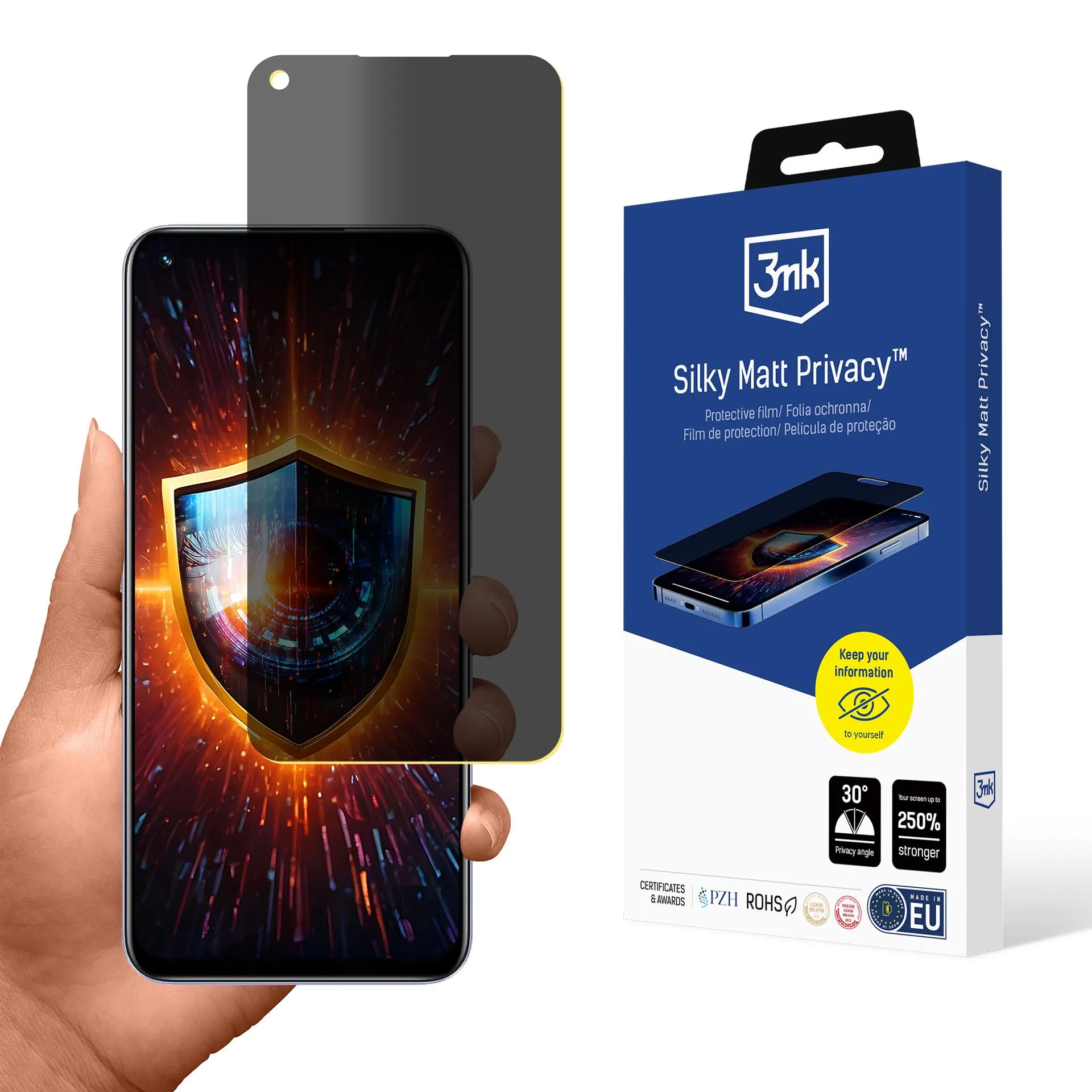 Folie de privatizare pentru Realme 8i - 3mk Silky Matt Privacy