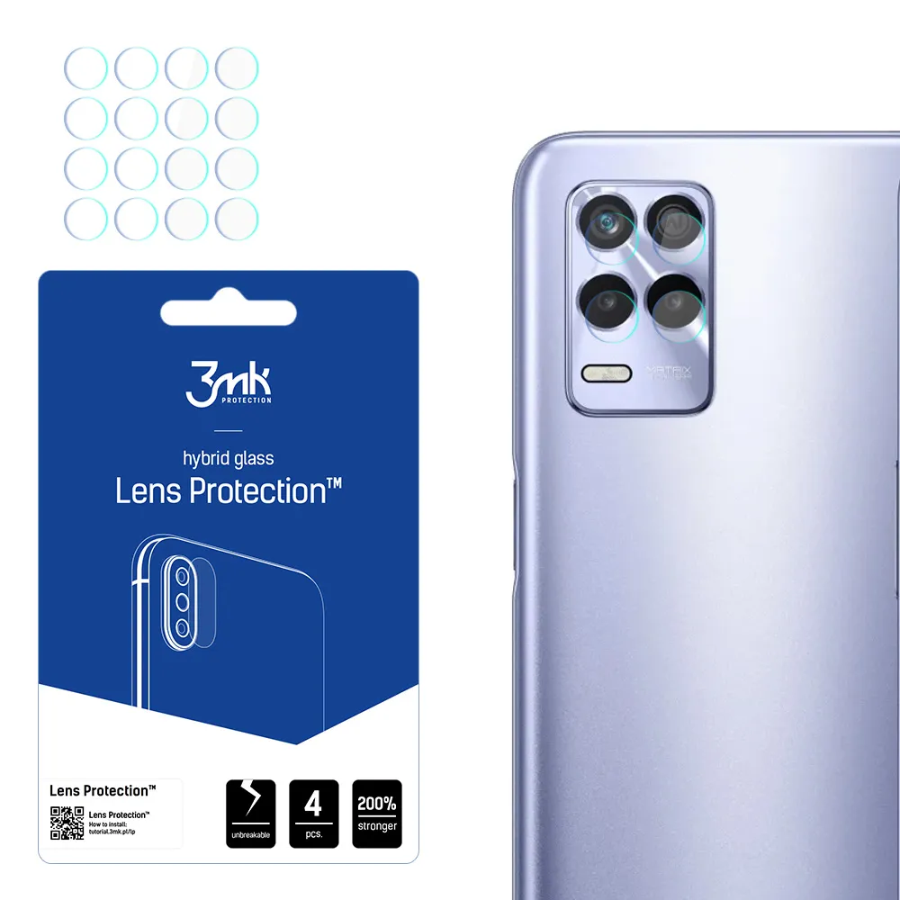Sticlă pentru obiectivul aparatului foto pentru Realme 8s 5G - Protecția lentilelor 3mk