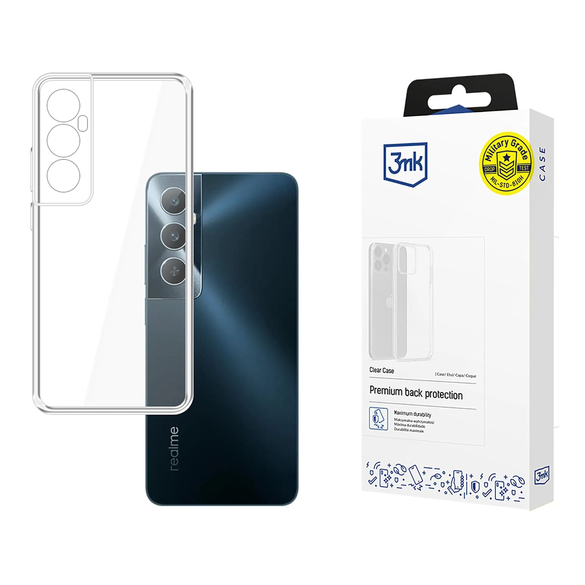 Husă pentru Realme C65 - 3mk Clear Case