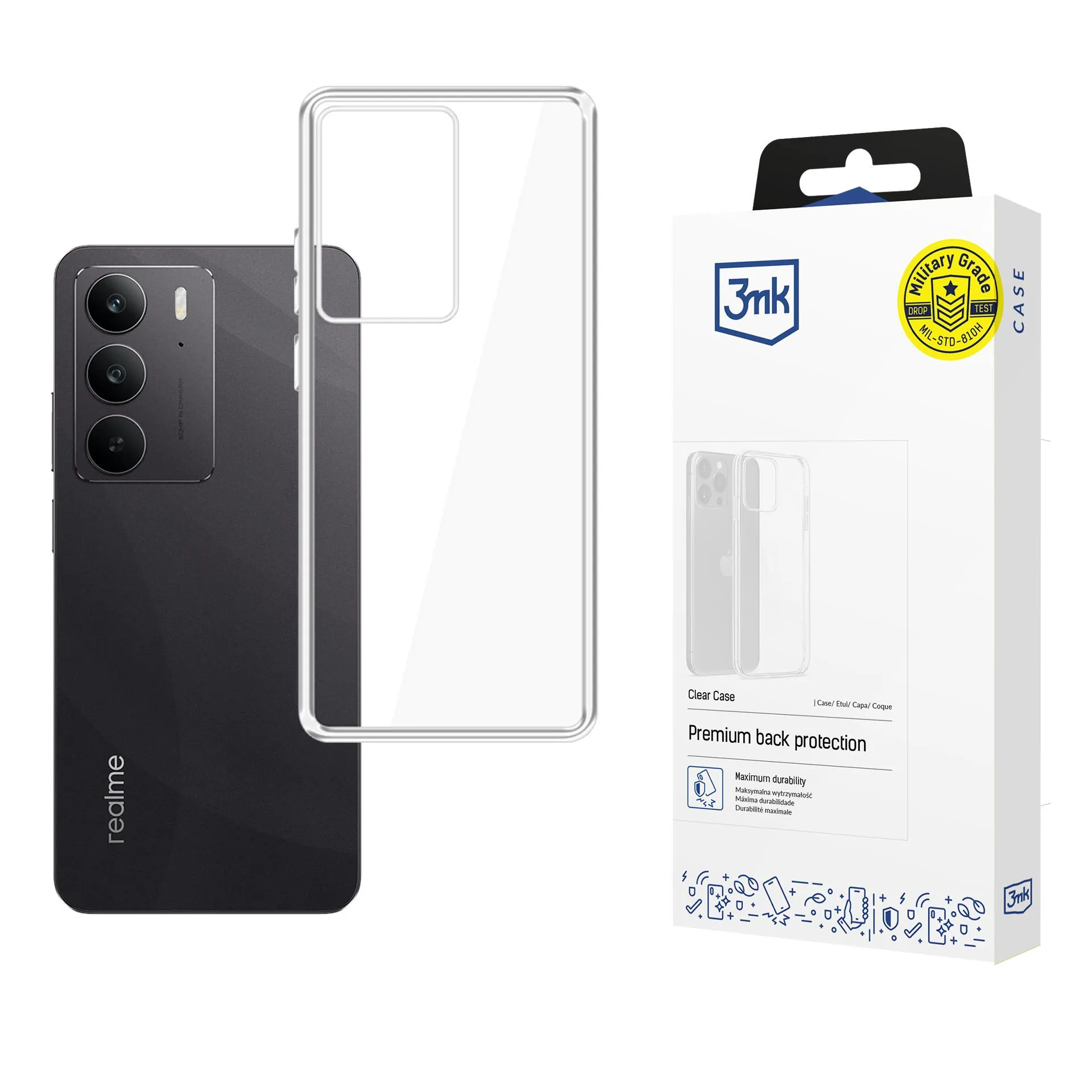 Husă pentru Realme C75 - 3mk Clear Case