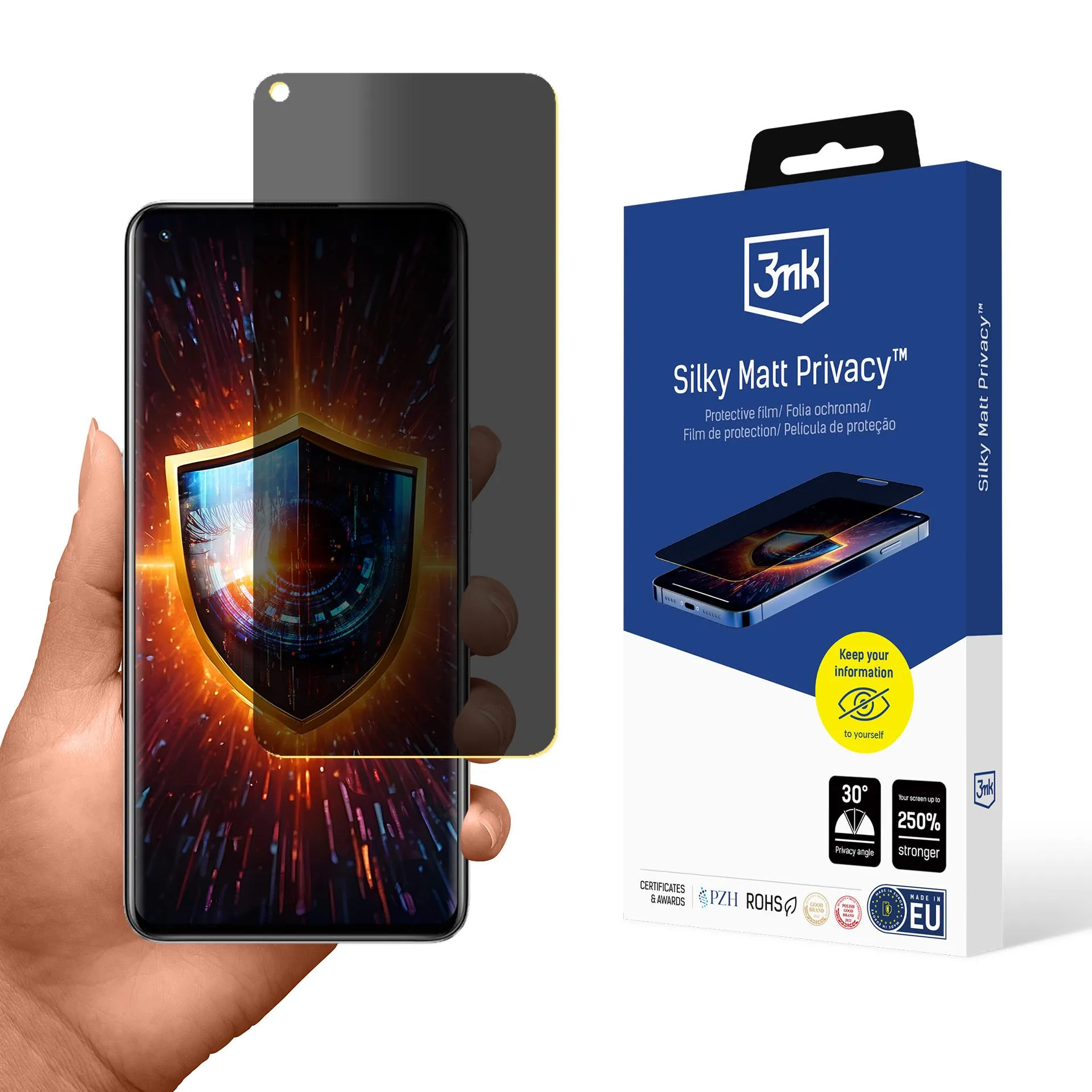 Folie de privatizare pentru Realme GT Neo 3T - 3mk Silky Matt Privacy